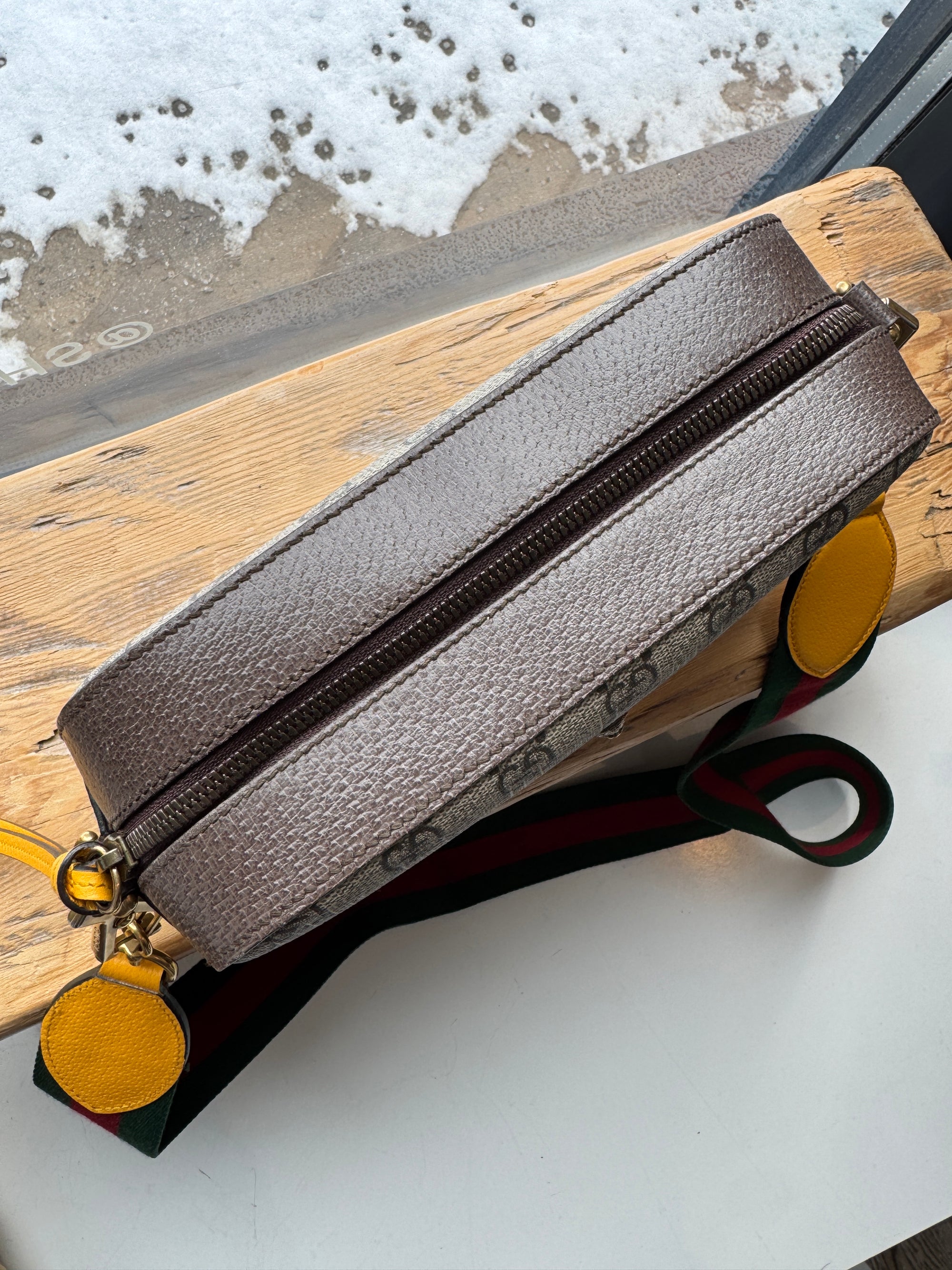 Gucci Neo Vintage GG Supreme Shoulder Bag,  Monogram Brown