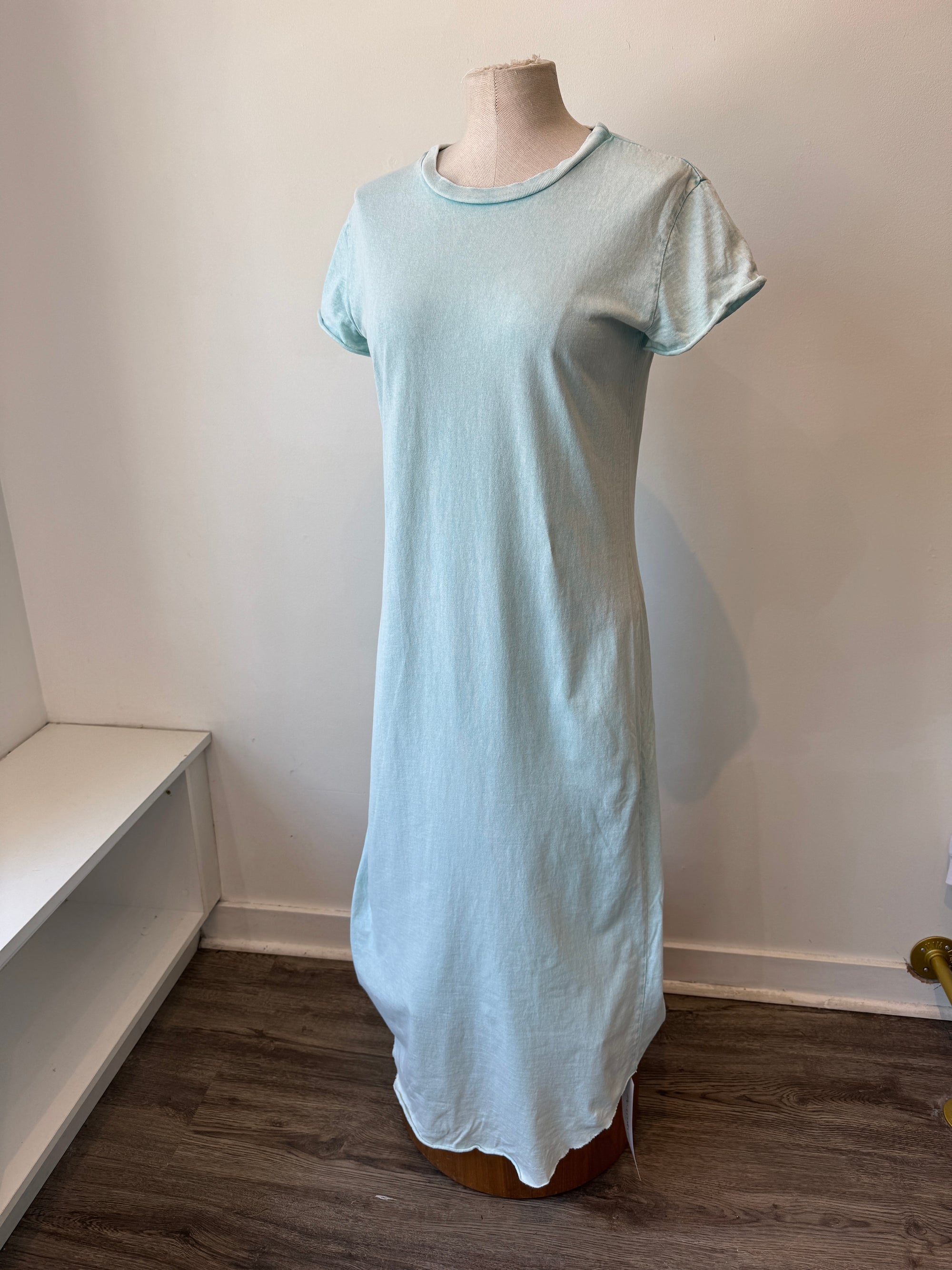 Frank & Eileen Blue Maxi T-Shirt Dress, S