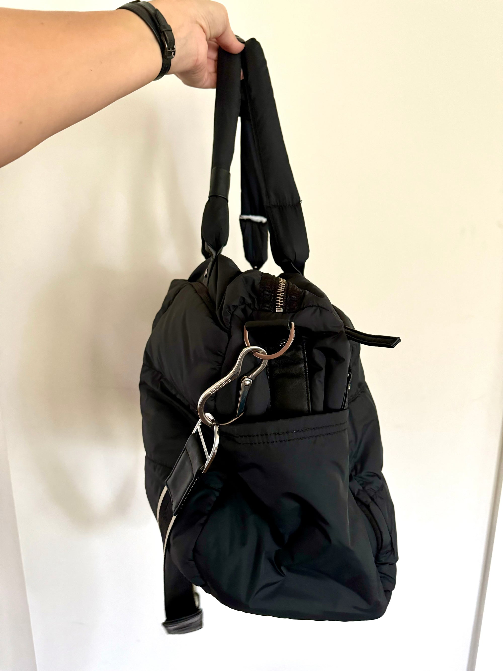 Lululemon Quilted Duffle Bag Black