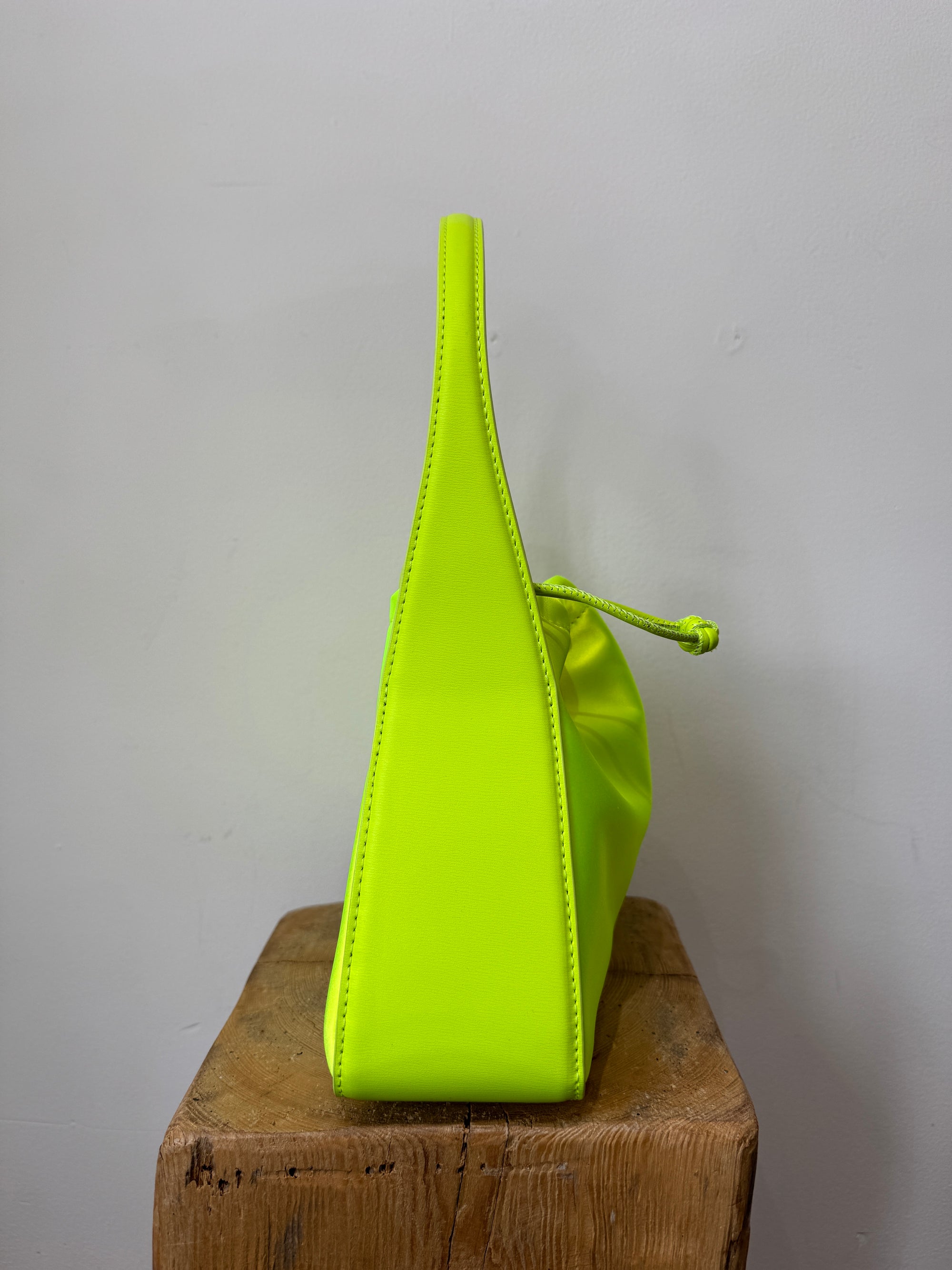 Alexander Wang Neon satin drawstring bag