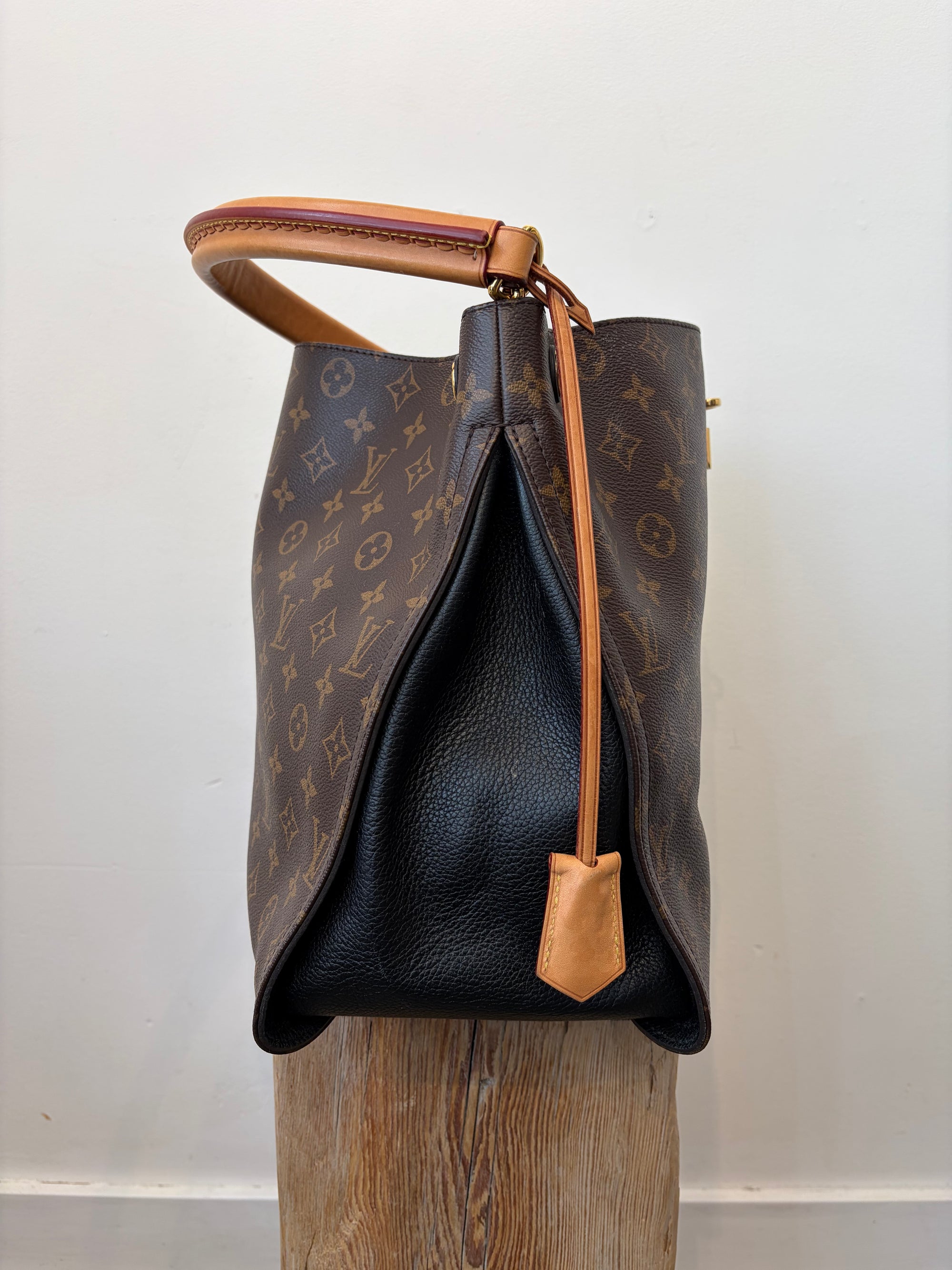 Louis Vuitton Monogram Gaia Handbag, Brown/Black