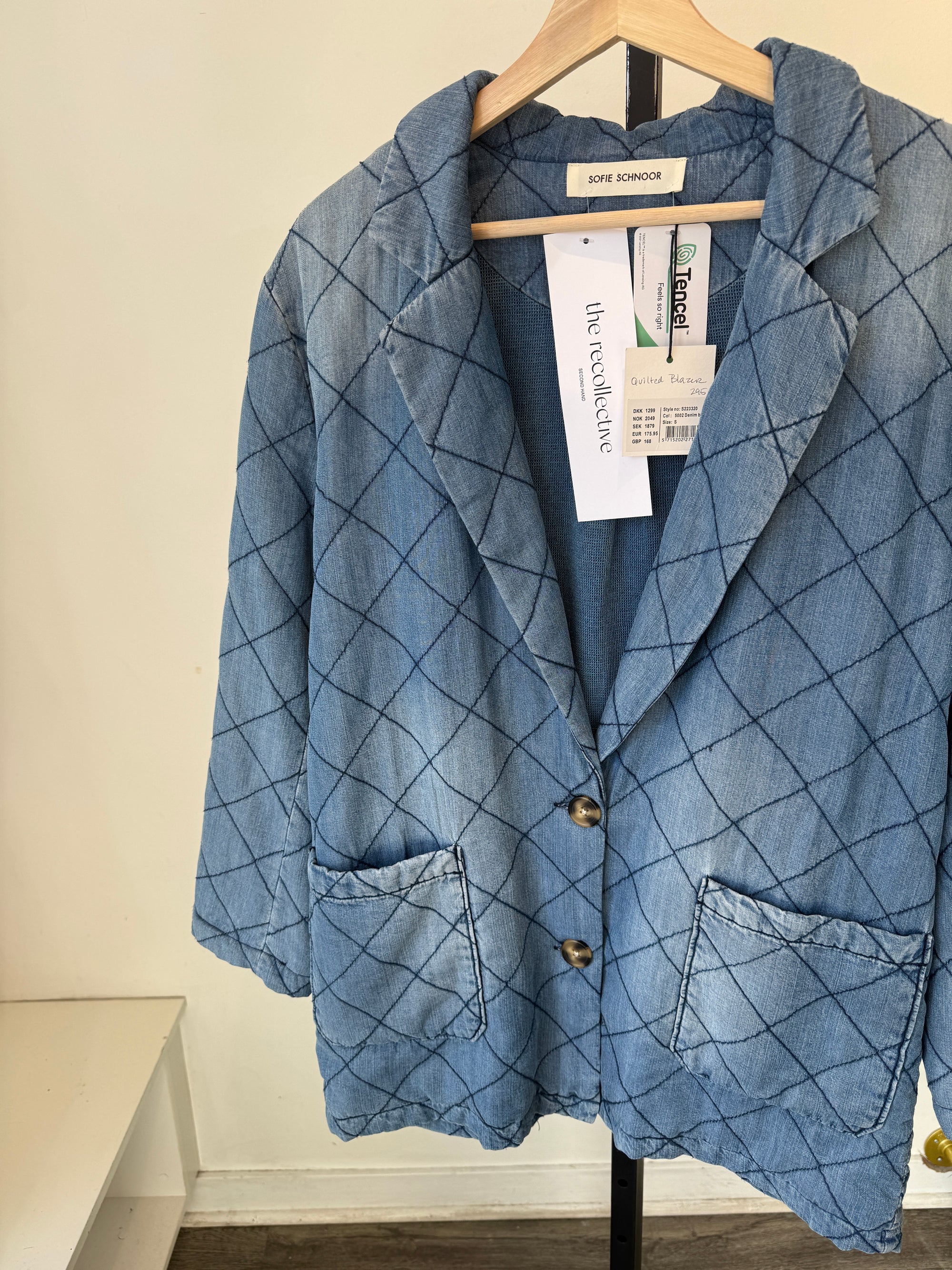 Sofie Schnoor quilted jacket, Blue, Small