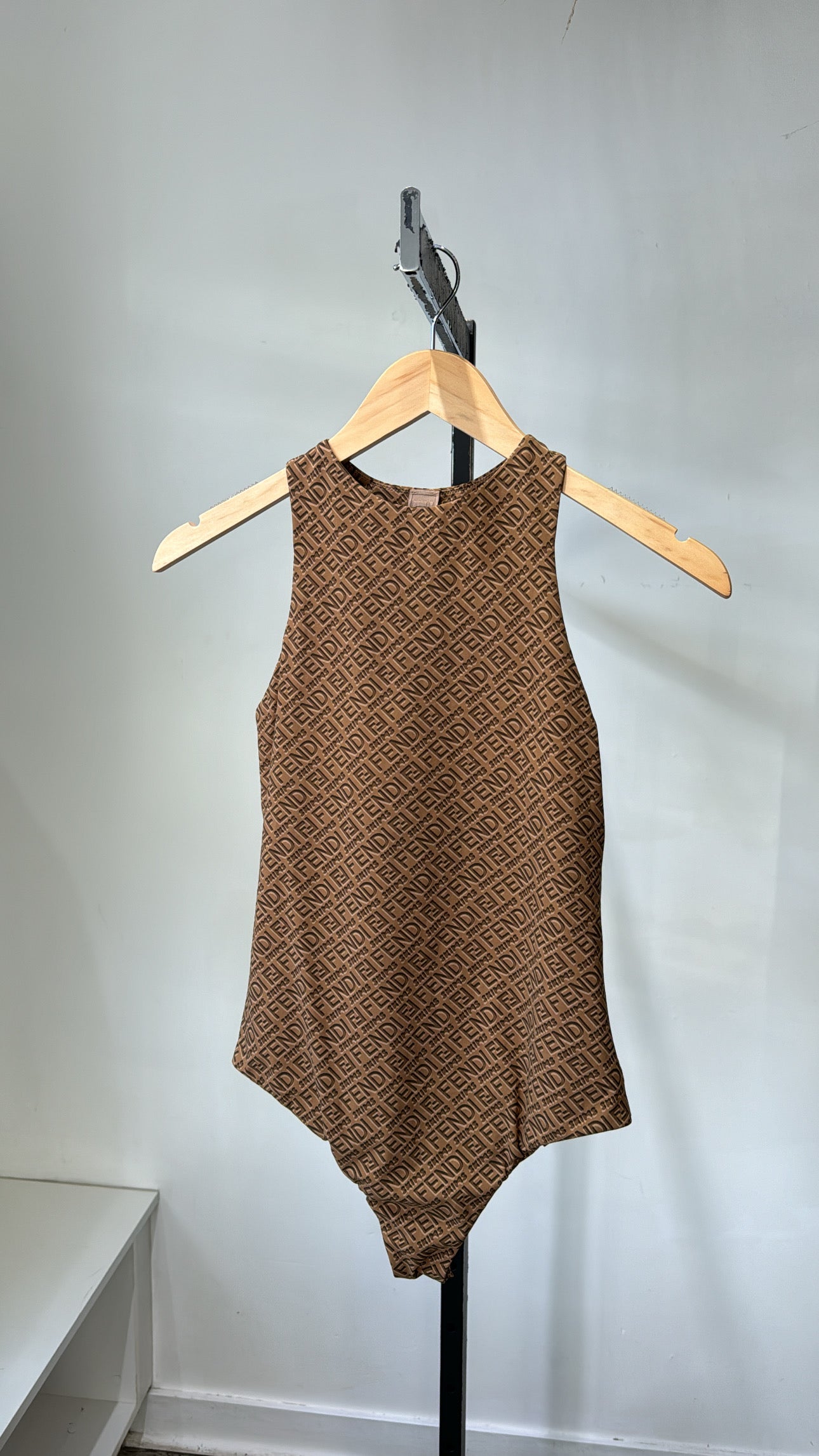 Skims x Fendi bodysuit, Brown, Medium