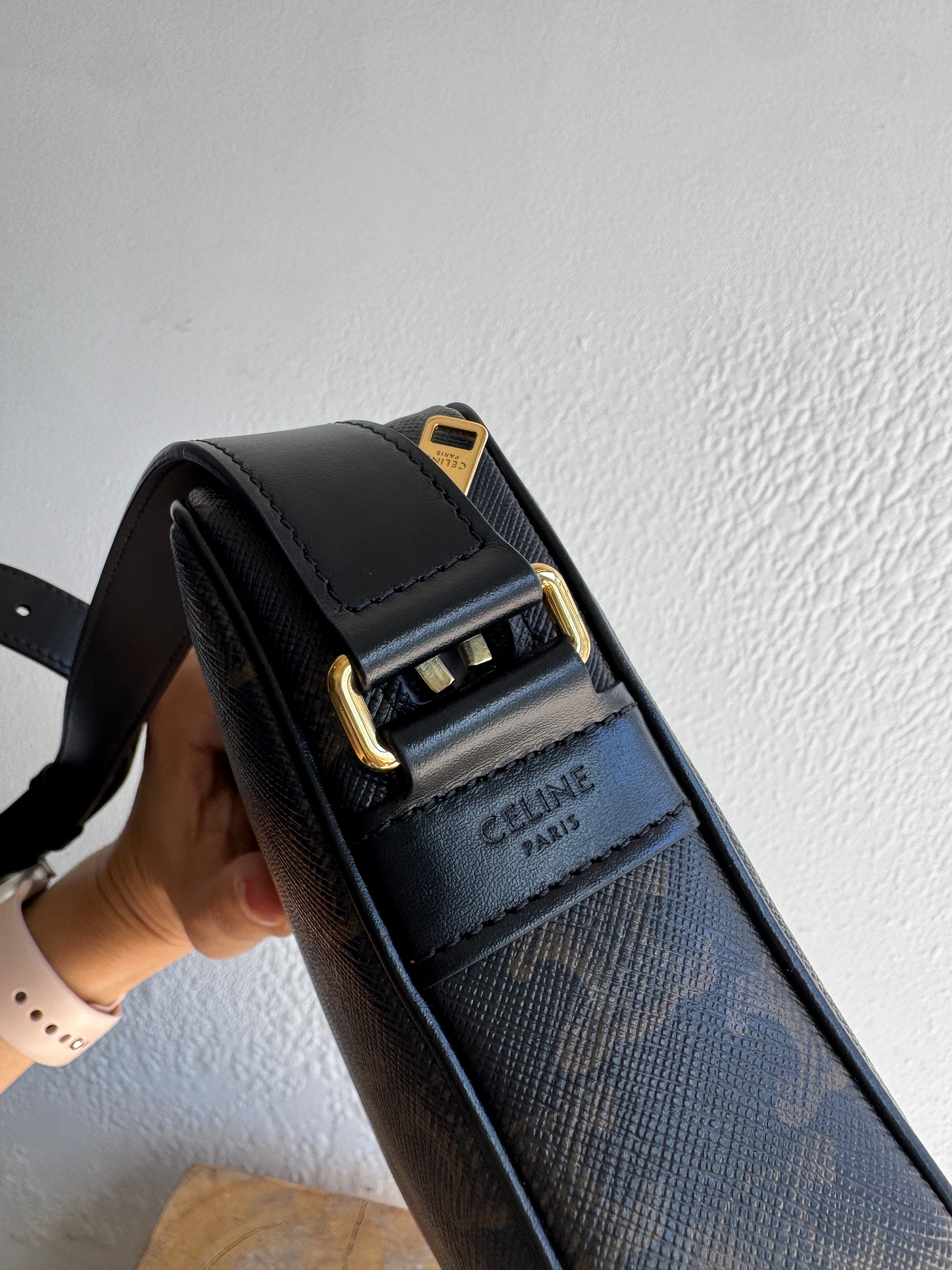 Celine Medium Messenger Bag, Black, Medium