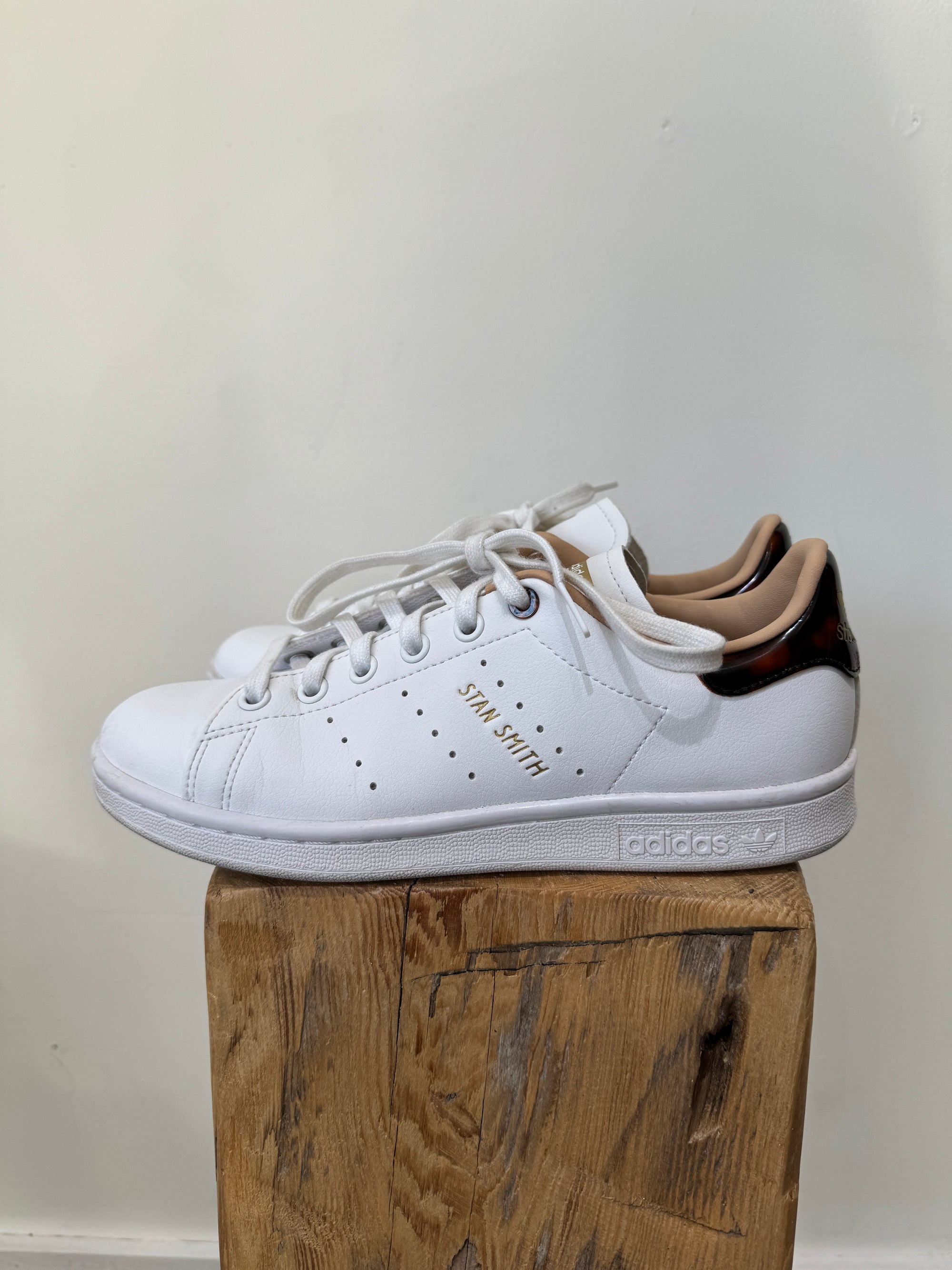 Adidas x Stan Smith White Pale Nude, White Leopard