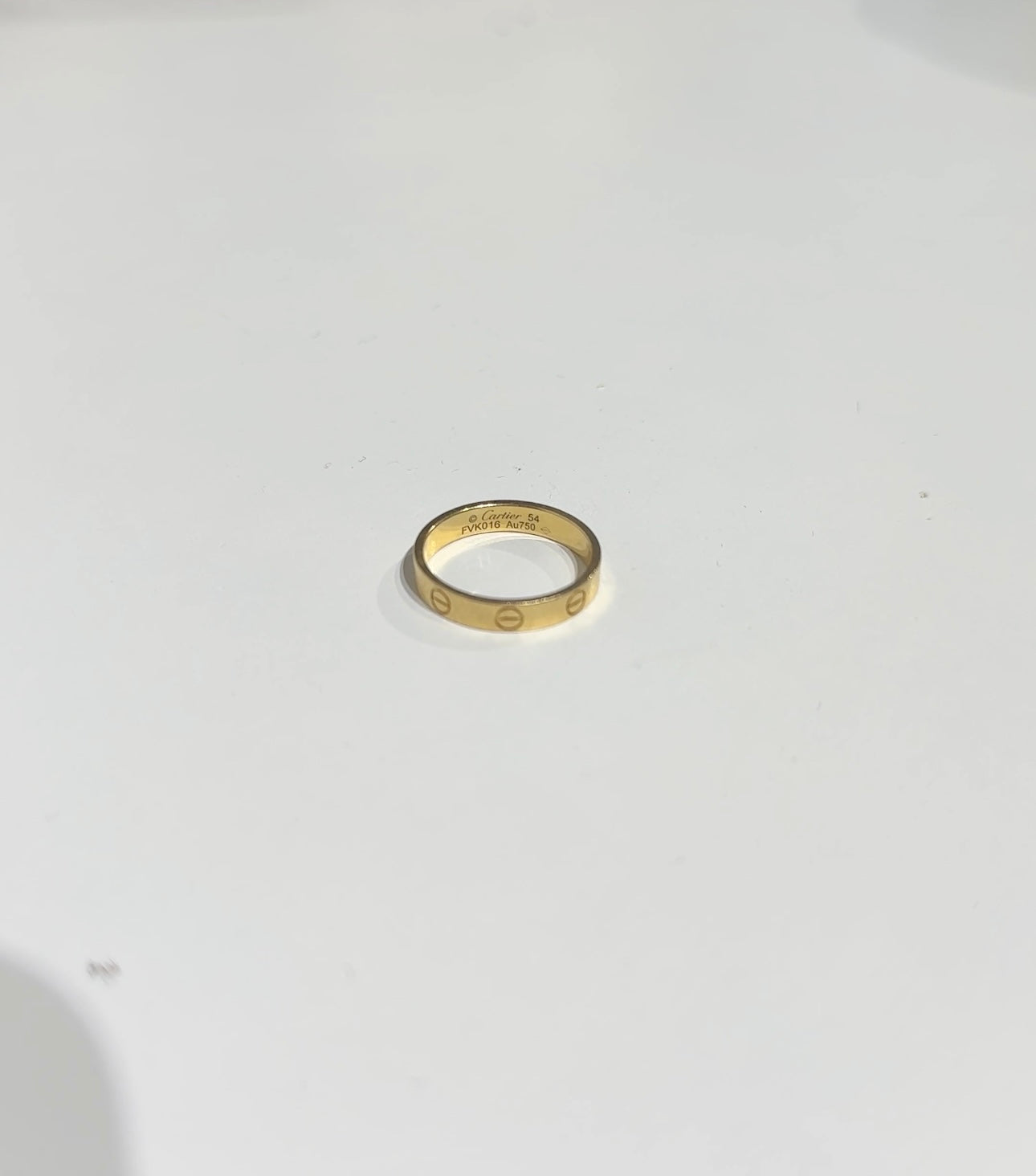 Cartier Love Ring Small Model, Gold, 54mm