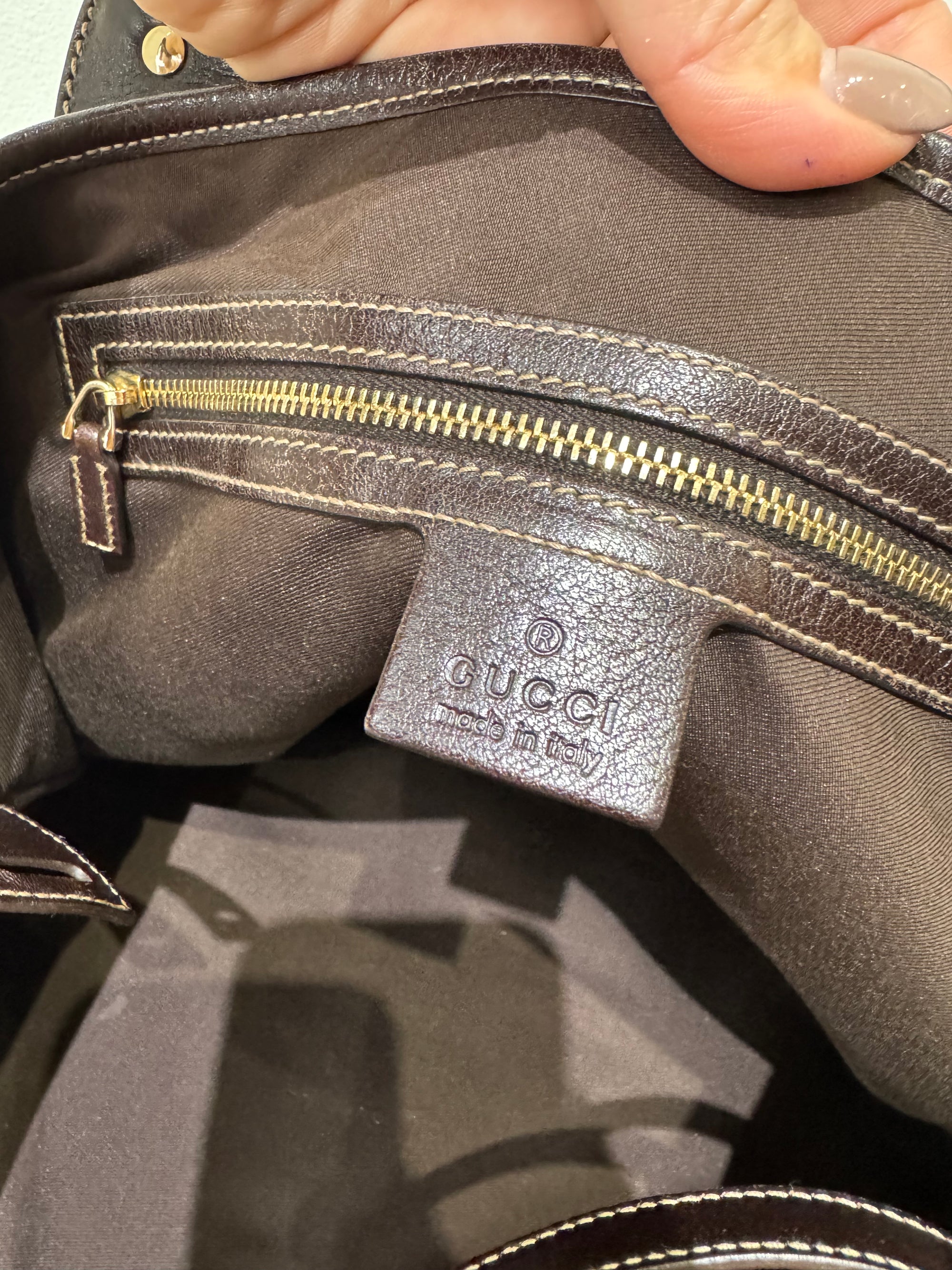 Gucci Pelham Shoulder Bag Brown