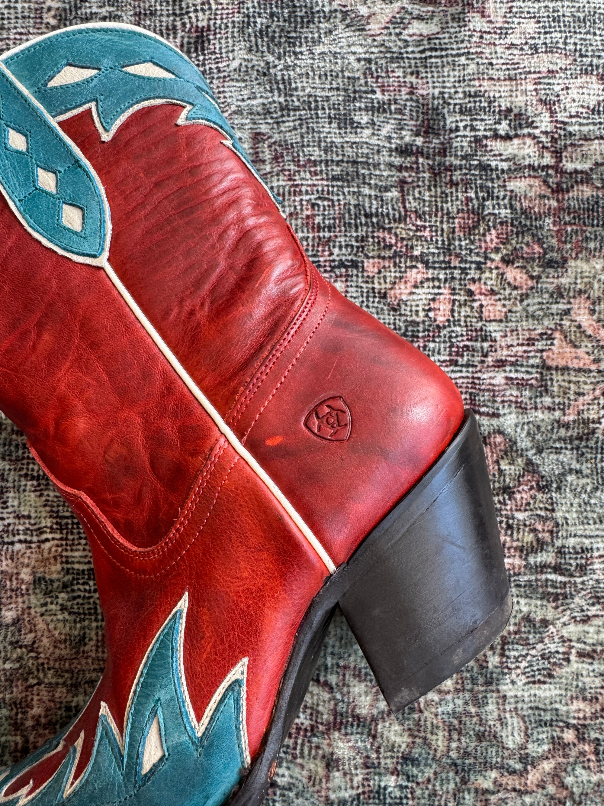 Ariat Juanita Western Boots, Heart Throb Red, 9.5B