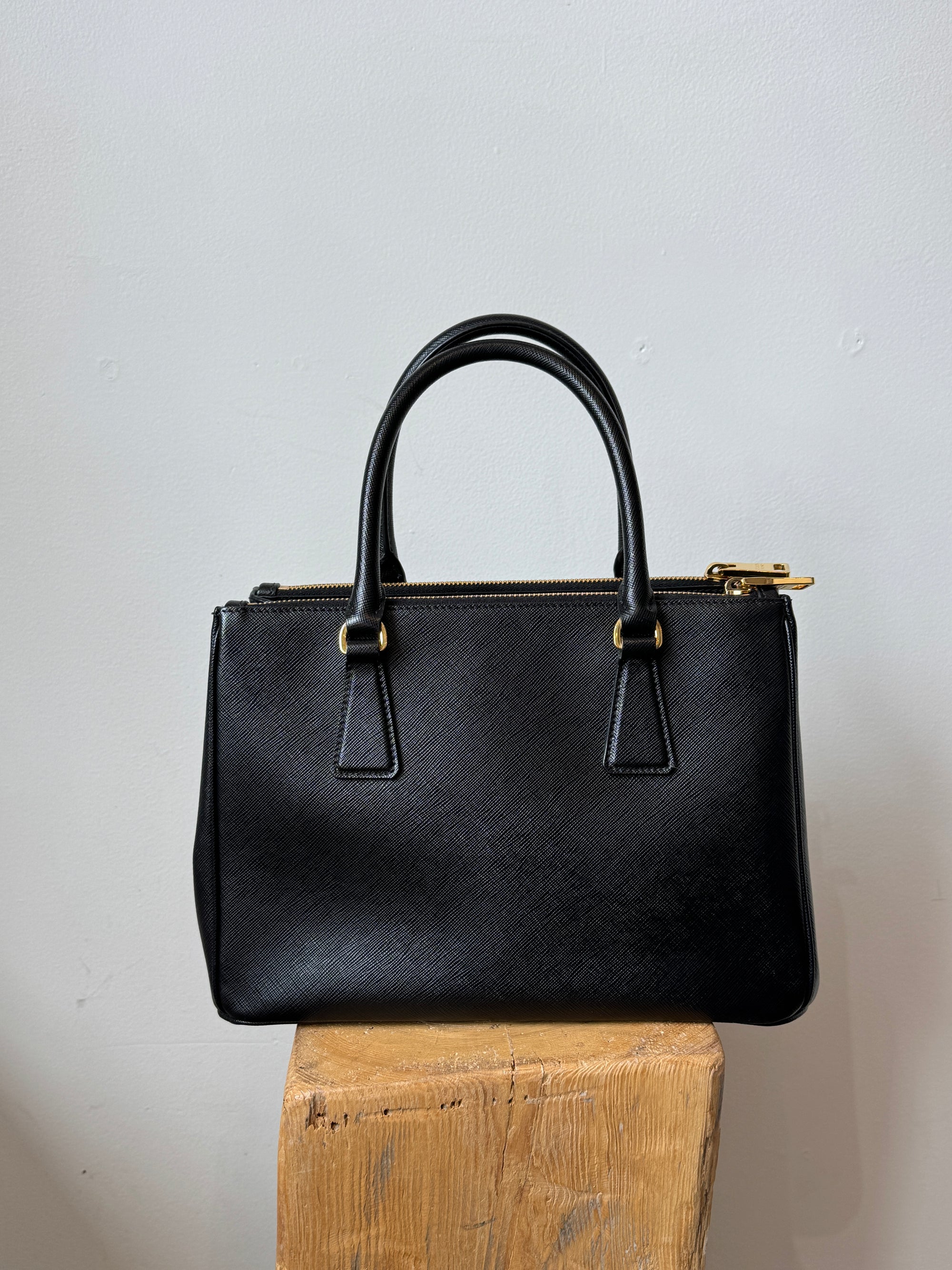 Prada Black Small 2017 Galleria Tote