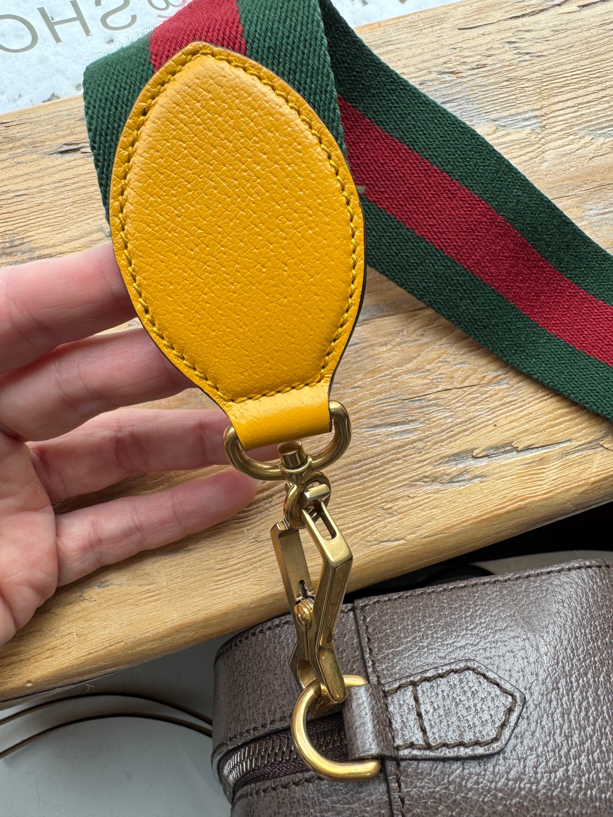 Gucci Neo Vintage GG Supreme Shoulder Bag,  Monogram Brown