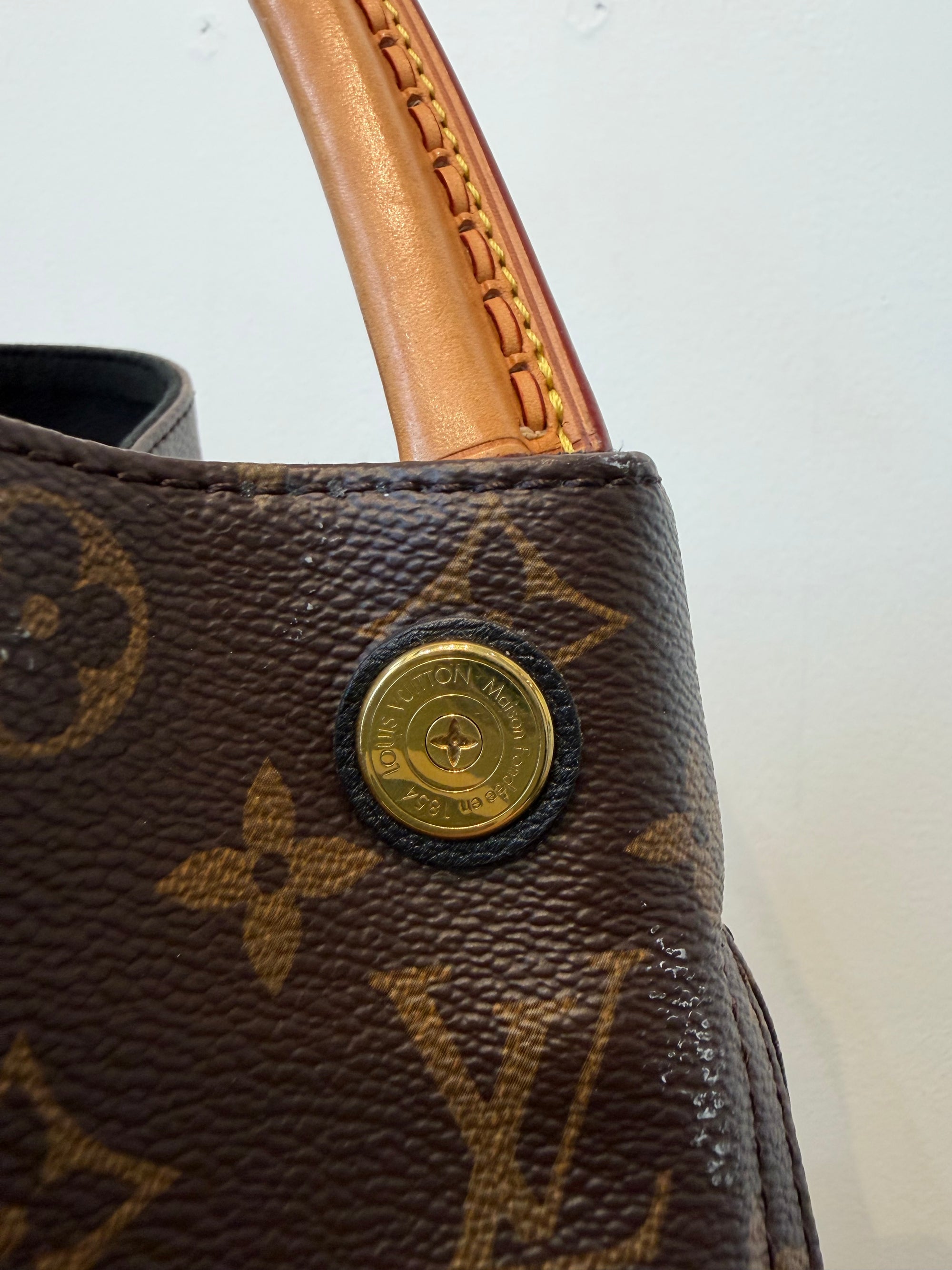 Louis Vuitton Monogram Gaia Handbag, Brown/Black
