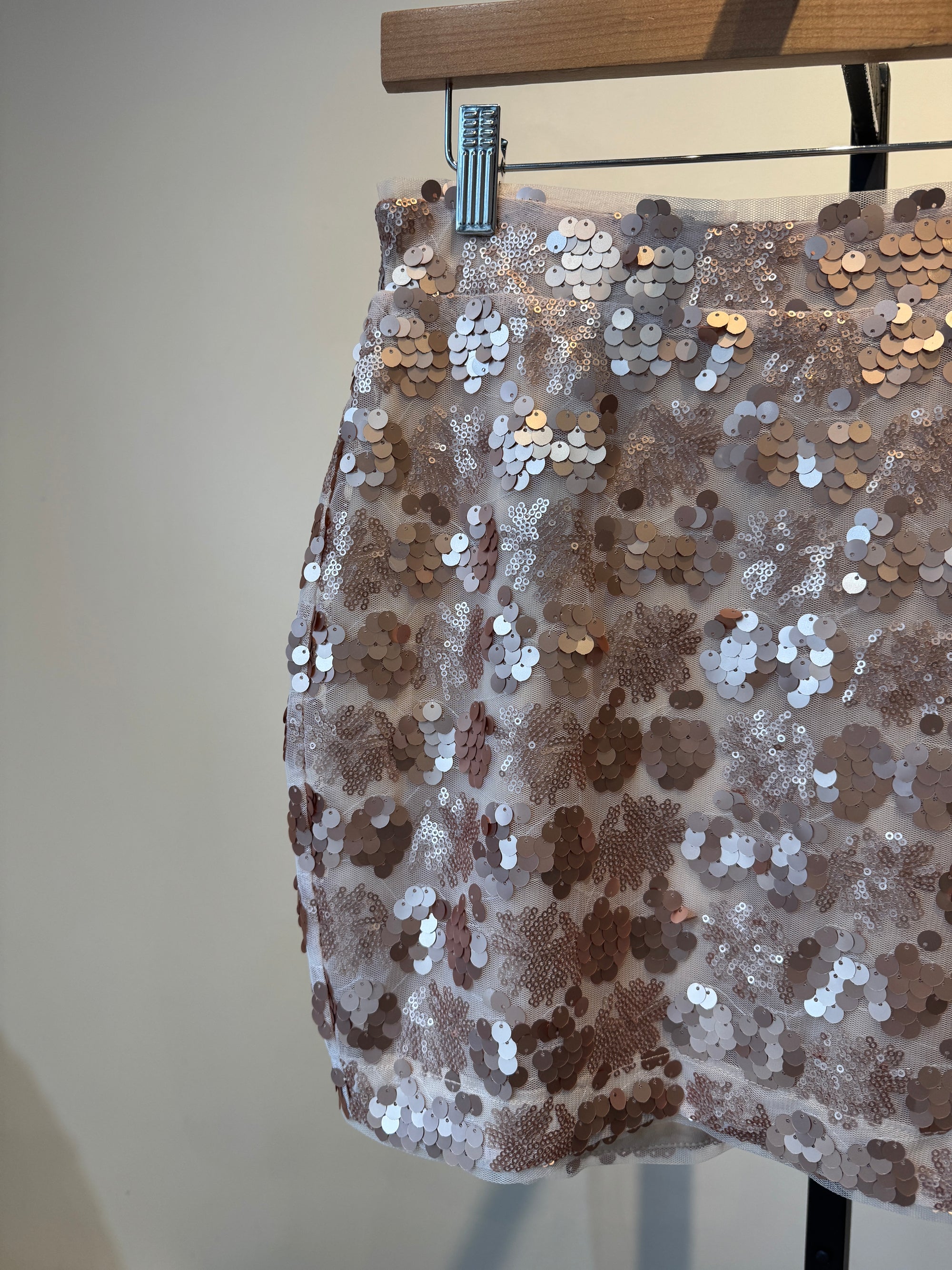 Superdown Skirt Rose Gold , Small