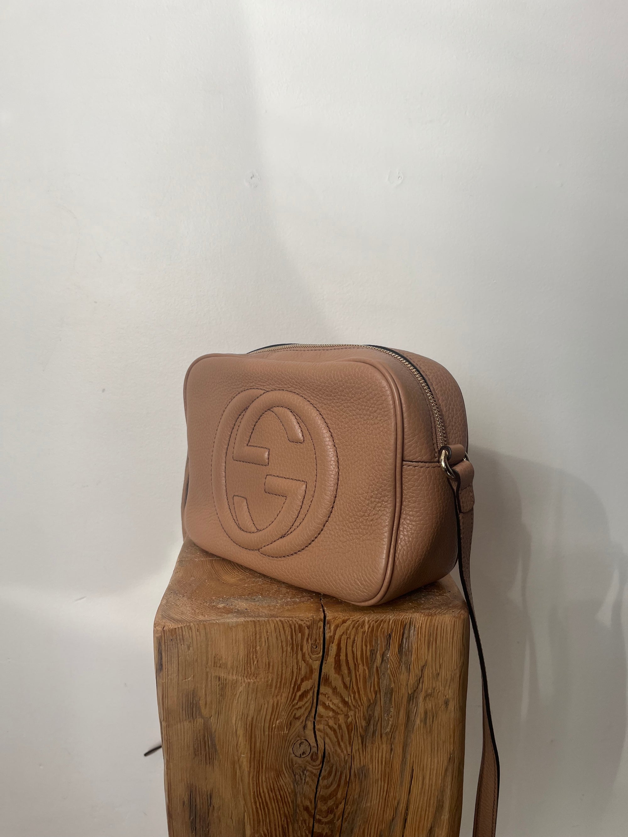 Gucci Soho Disco Bag, Beige