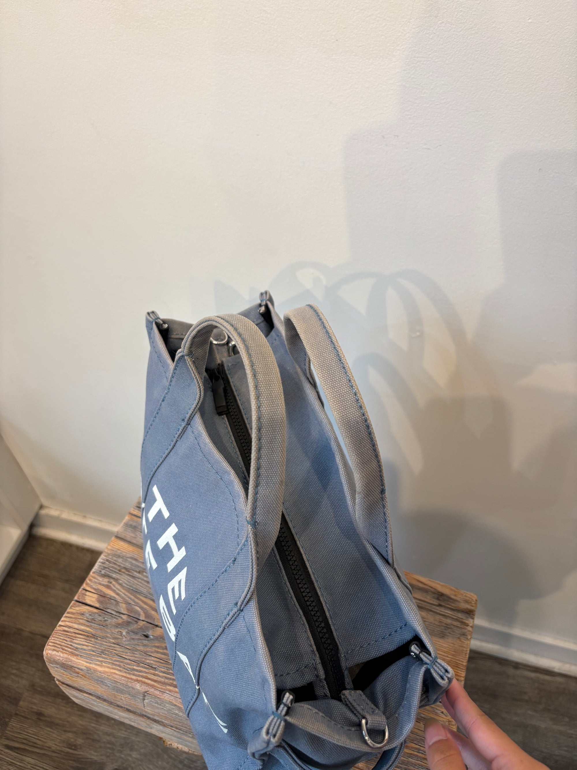 Marc Jacobs Blue Canvas Medium Tote Bag