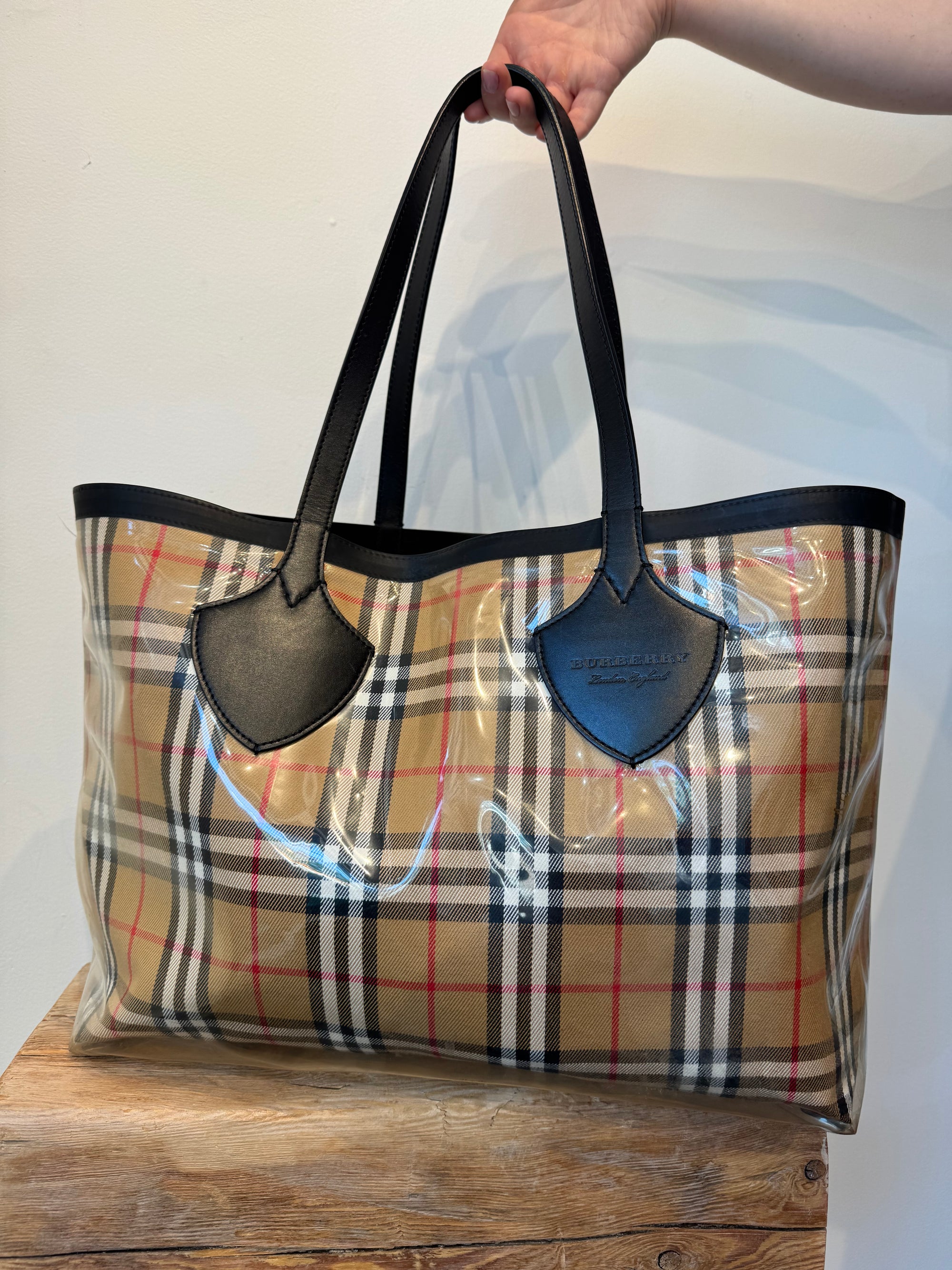 Burberry Medium "Giant Reversible Tote" Bag