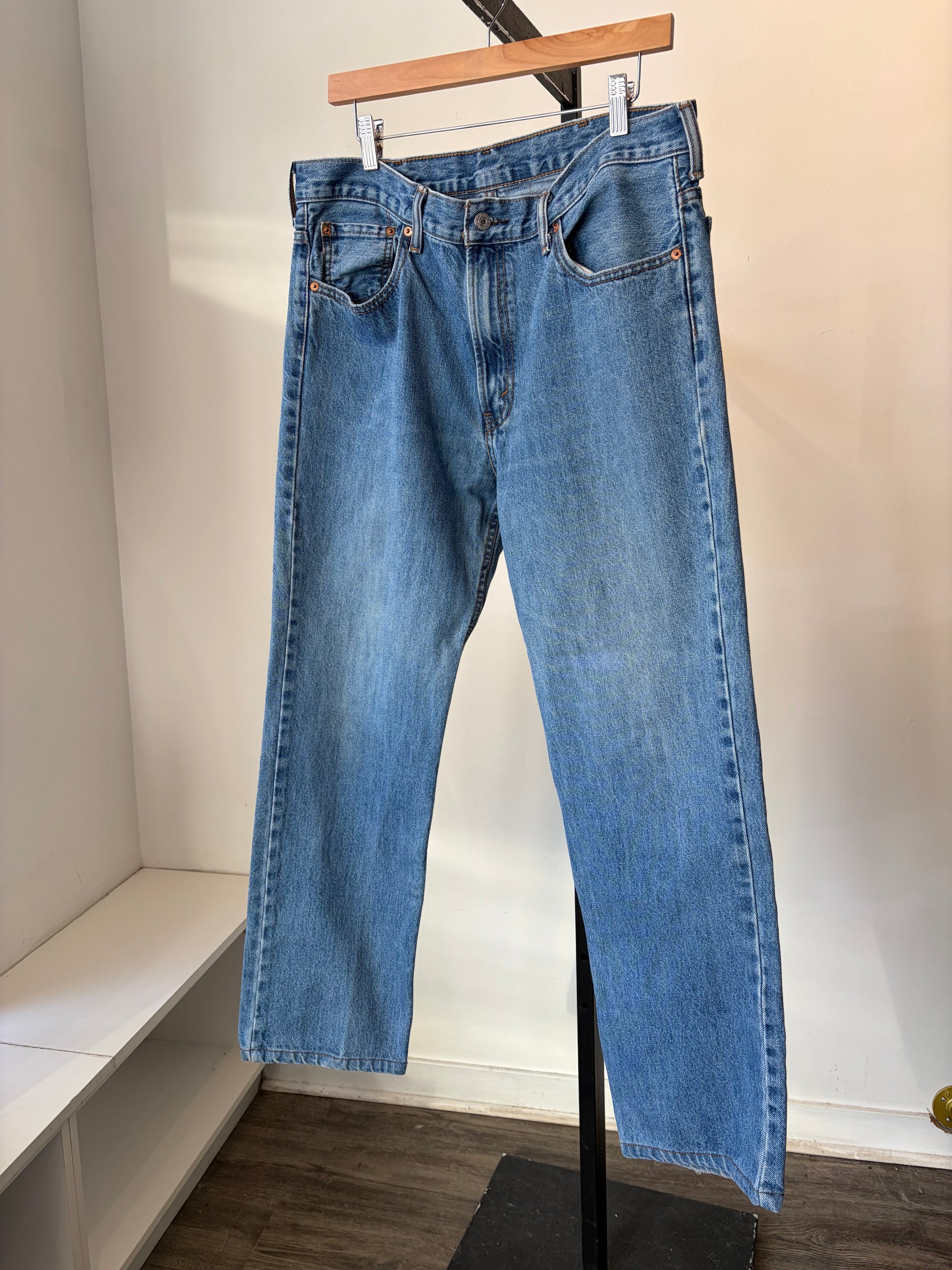 Levi’s 516 'Blank Red Tag' Denim, Blue, Fit size 30-31 waist