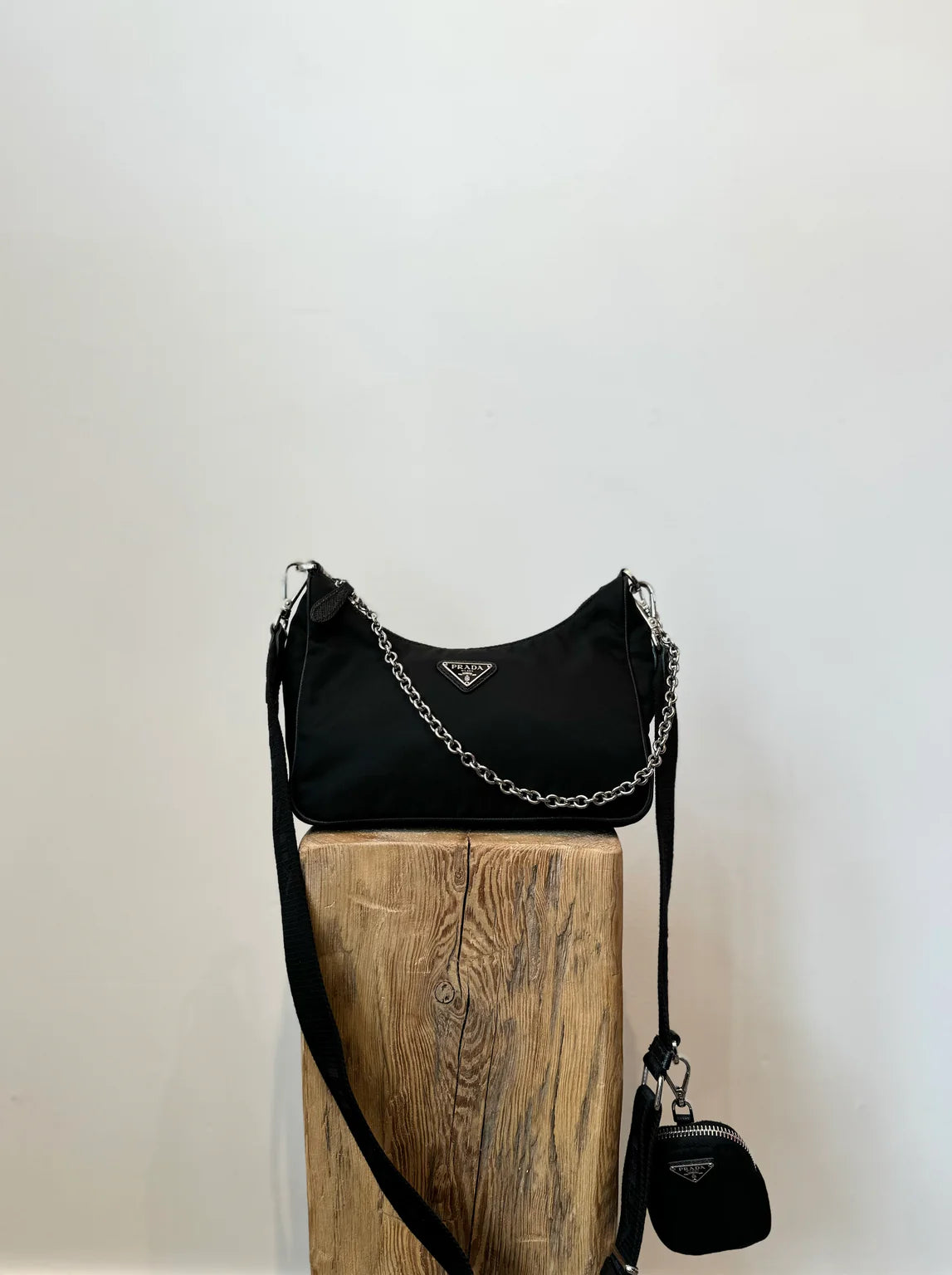 Prada Black Re-Edition 2005 Re-Nylon Shoulder Bag