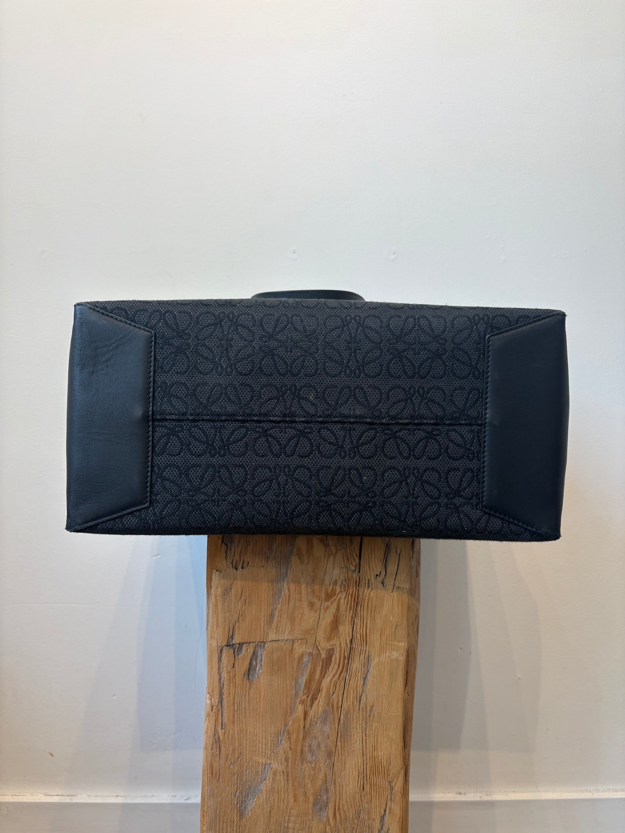 Loewe Buckle Anagram Tote Bag, Handbags Black