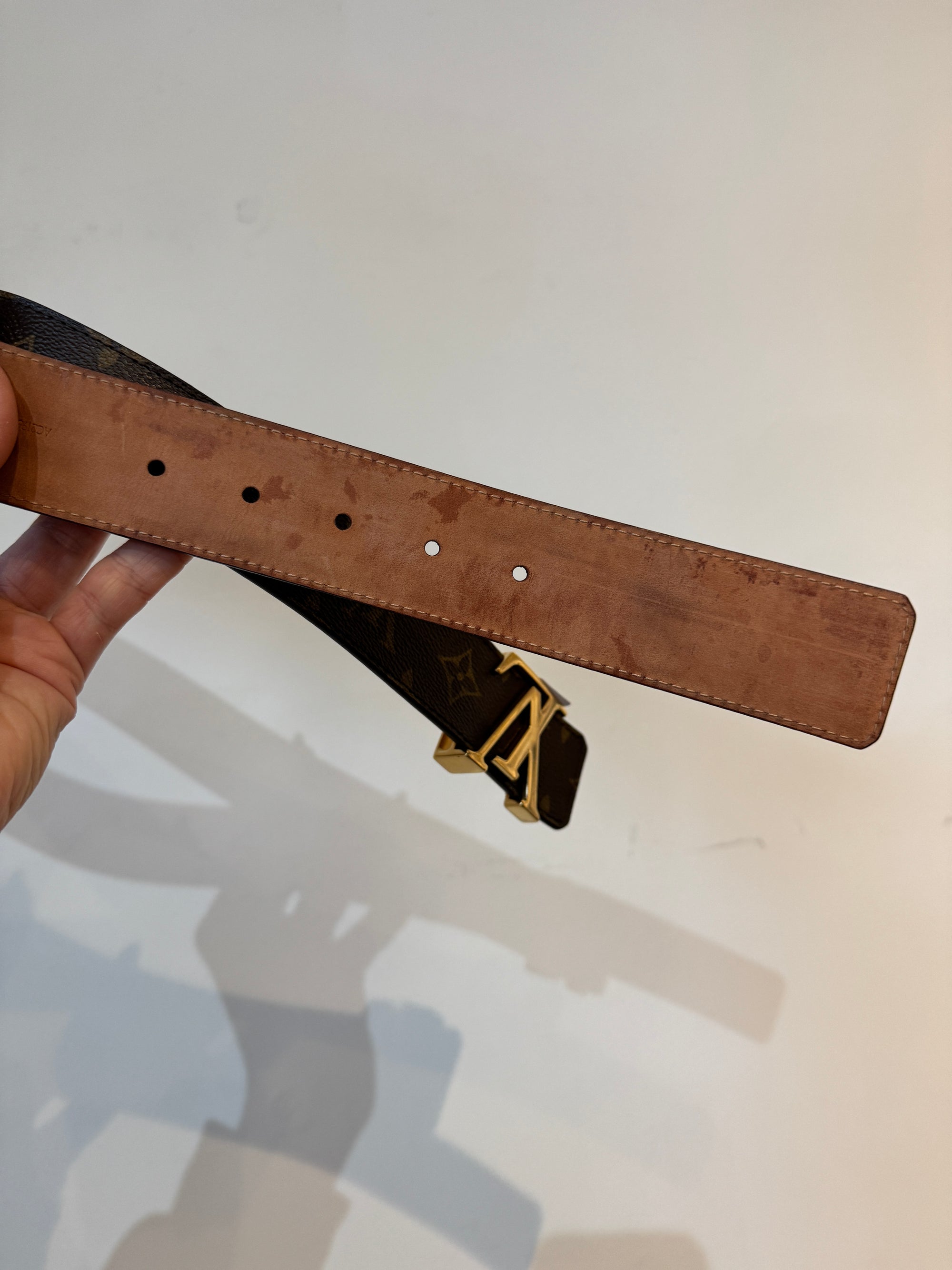 Louis Vuitton Monogram 40MM Belt, 80/32