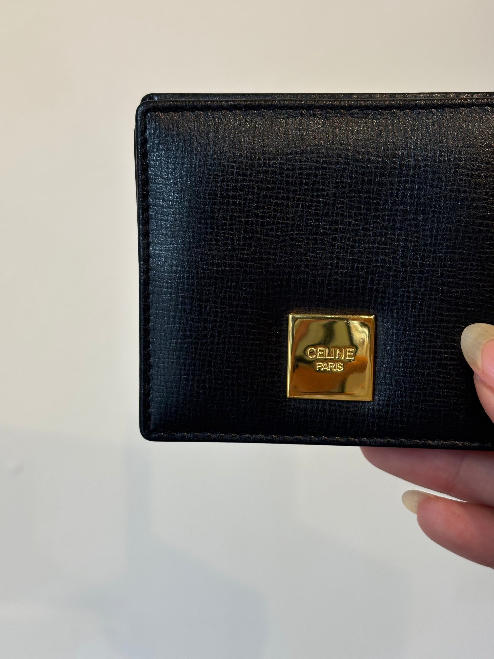 Celine vintage coin pouch, Black