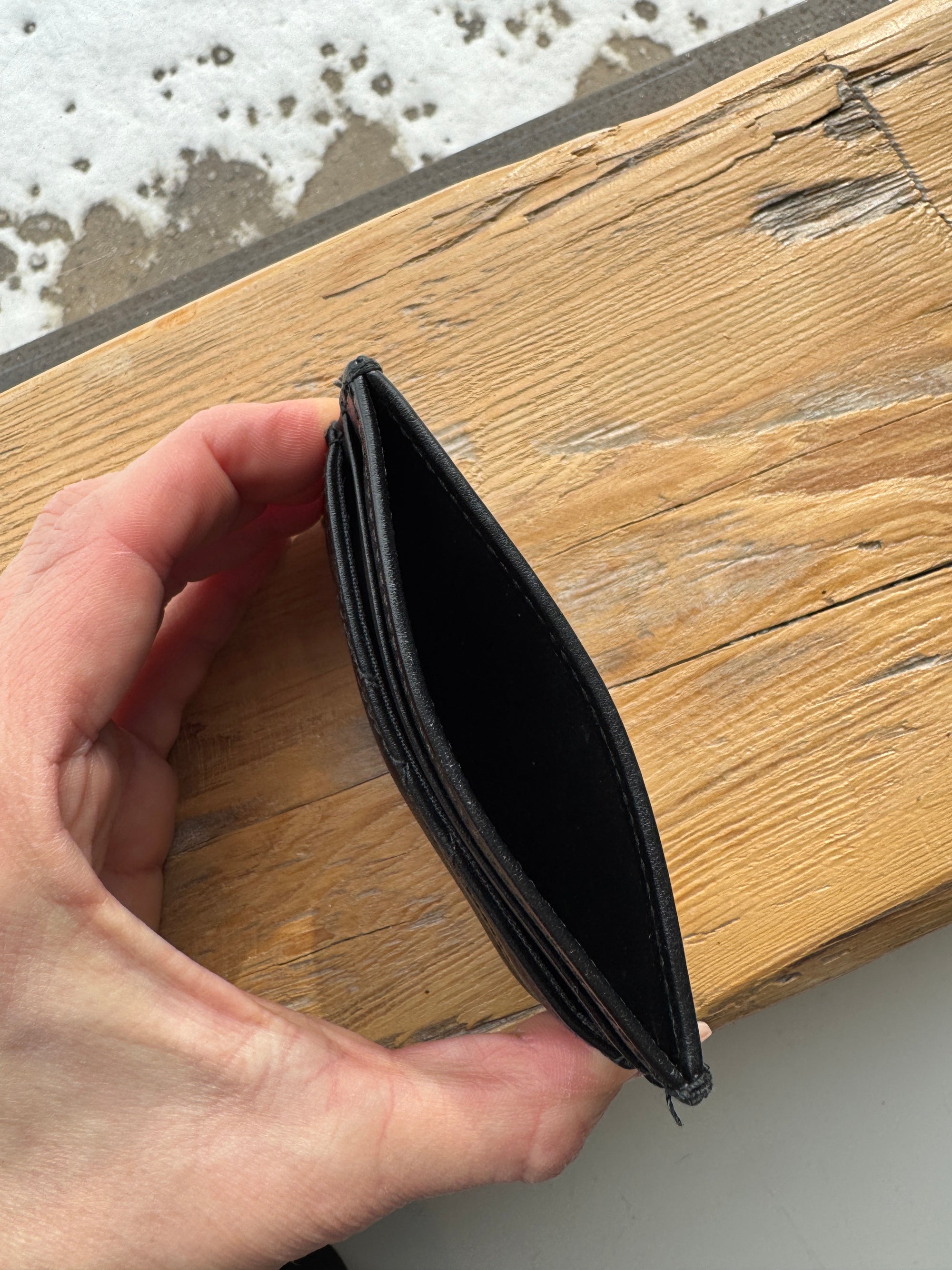 Gucci Marmont Card Holder, Black/Gold