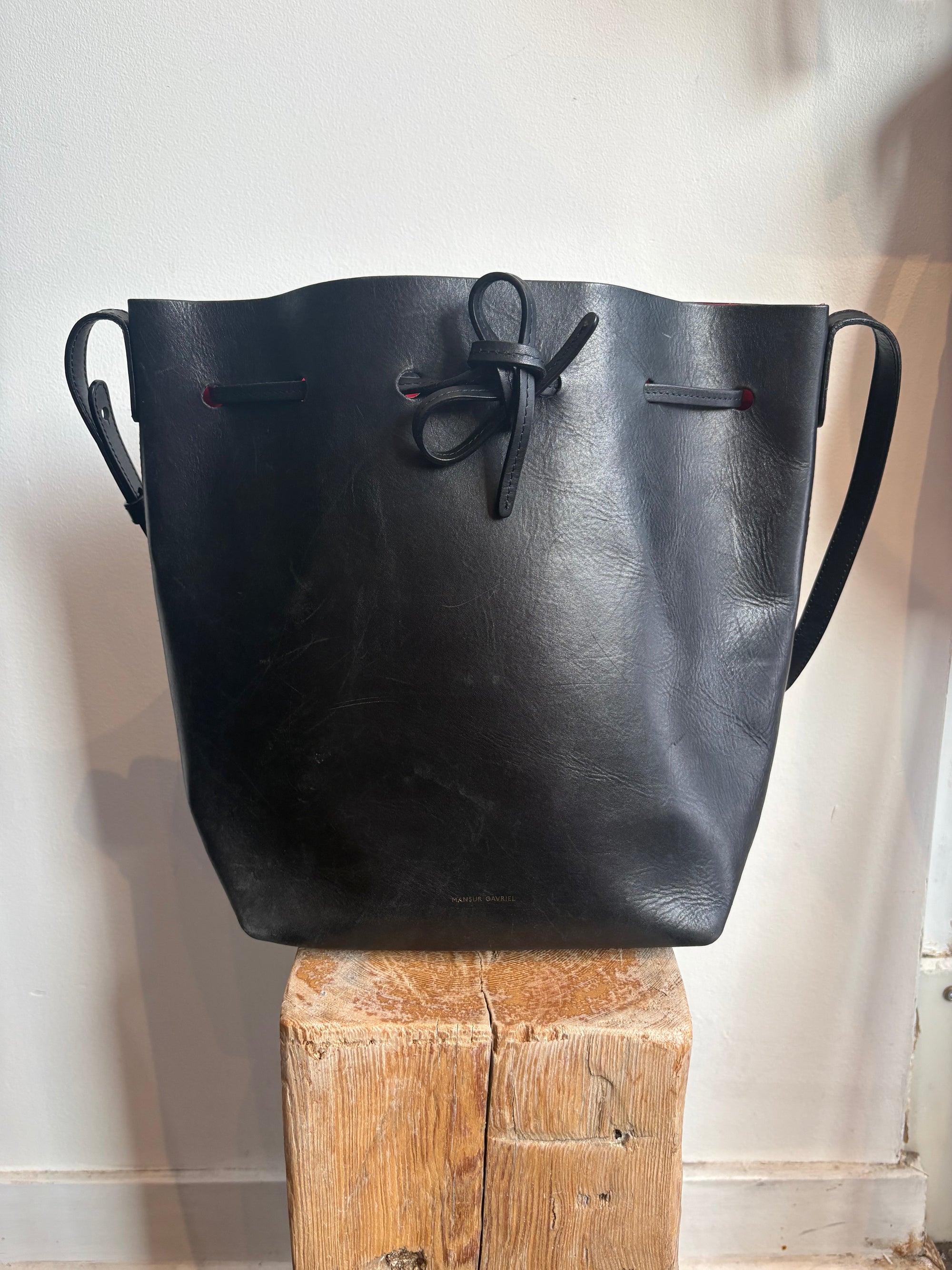 Mansur Gavriel bucket bag, Black
