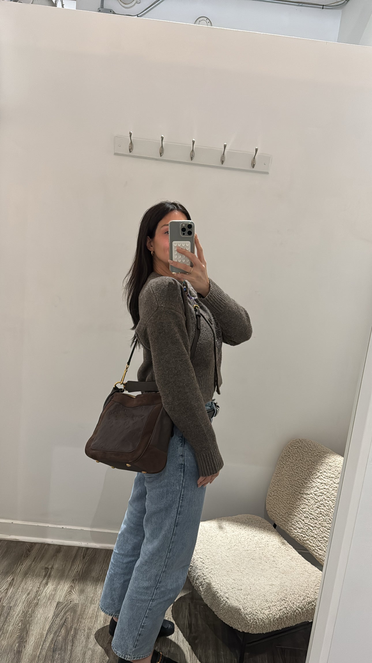 Louis Vuitton Monogram Empreinte Audacieuse Handbag Brown, PM