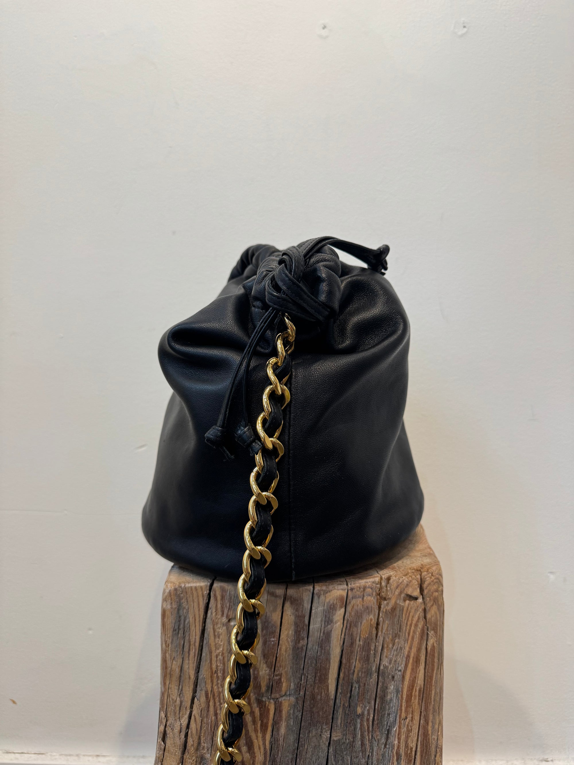 Khaite Medium Aria Bucket Bag, Black