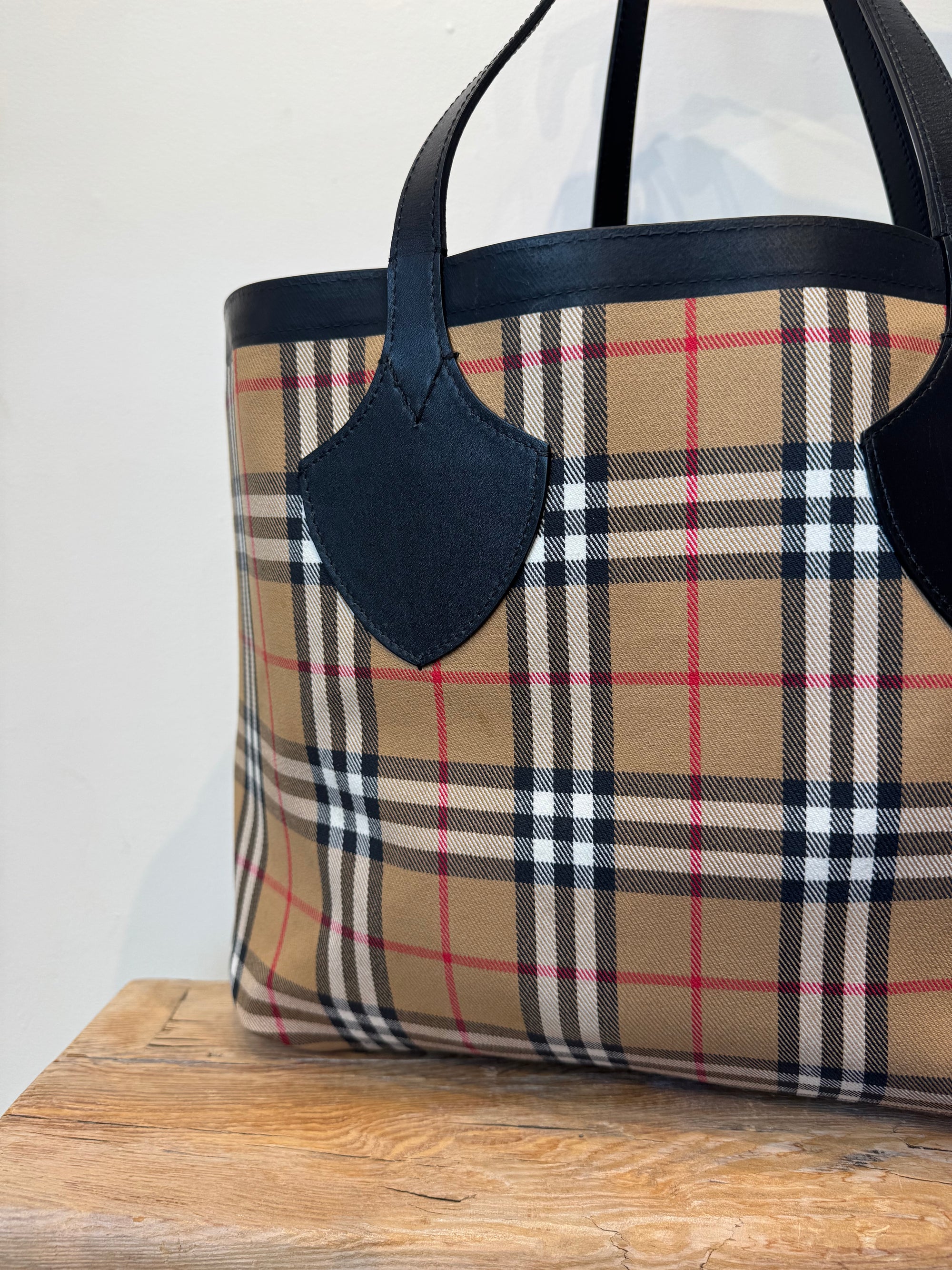 Burberry Medium "Giant Reversible Tote" Bag