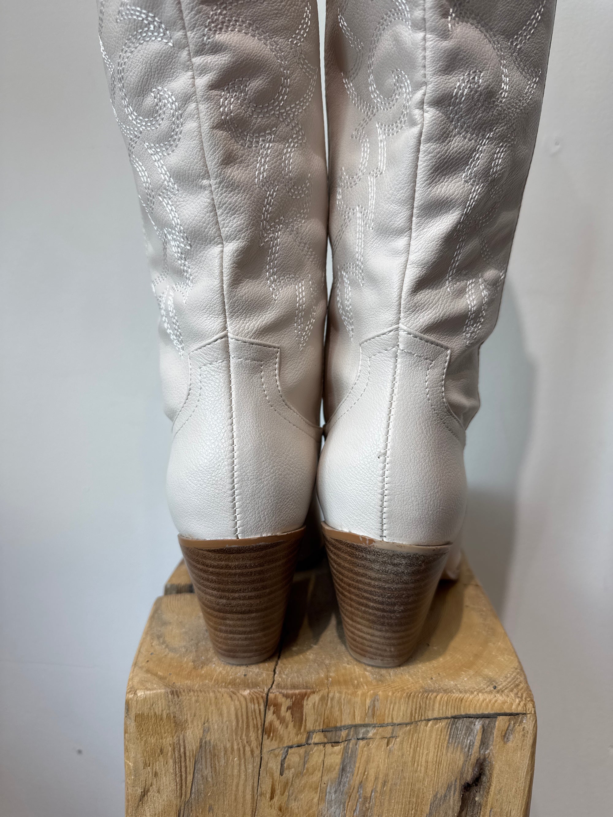 Billini cowboy boots, Cream, 38