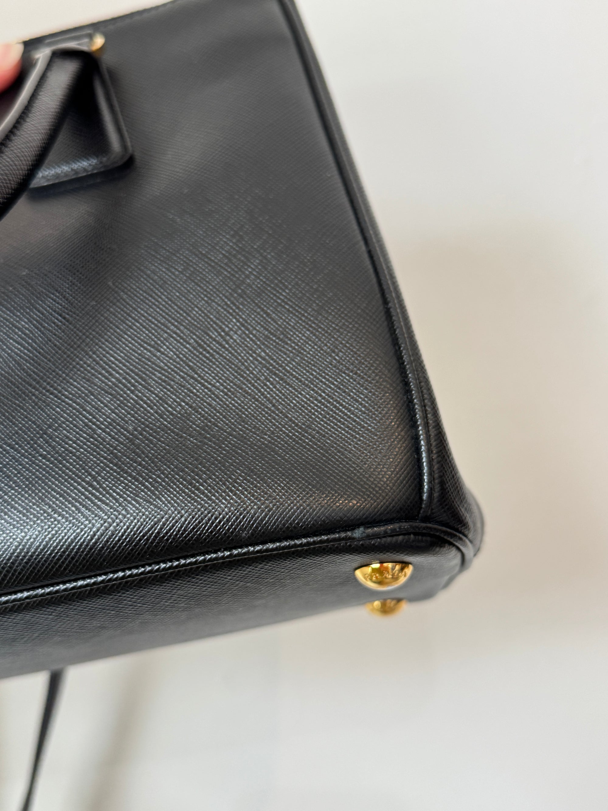 Prada Black Small 2017 Galleria Tote