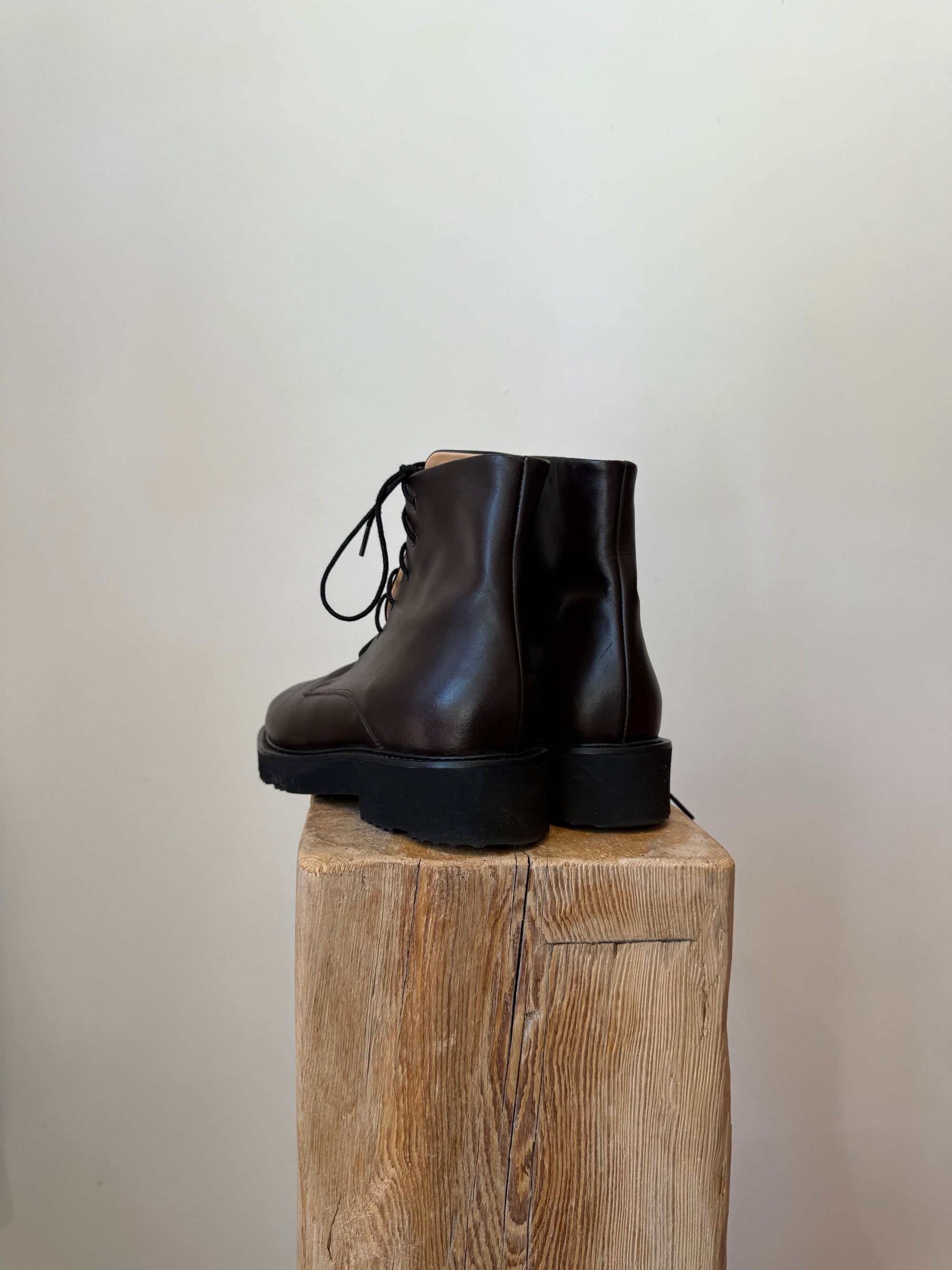 Dear Frances lace up ankle boots, Brown, 37