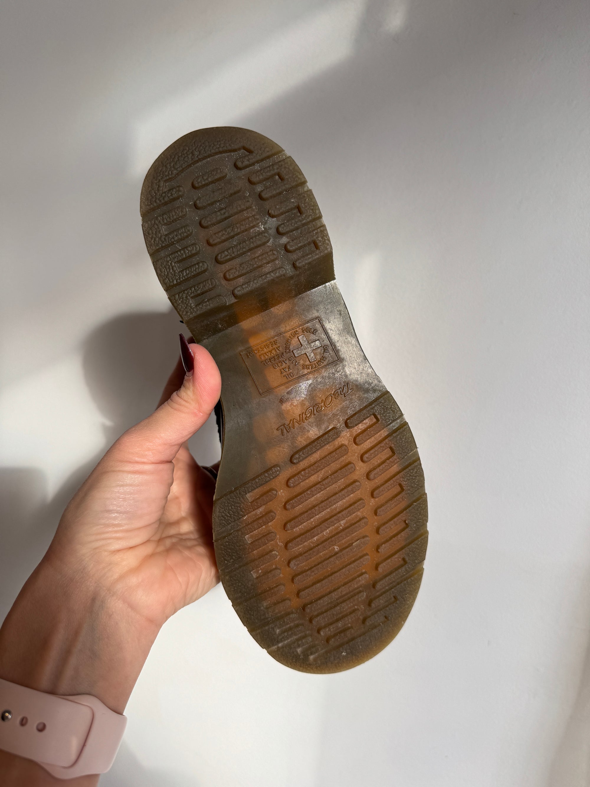 Dr. Martens Patent lace up boots, Footwear, Size 37