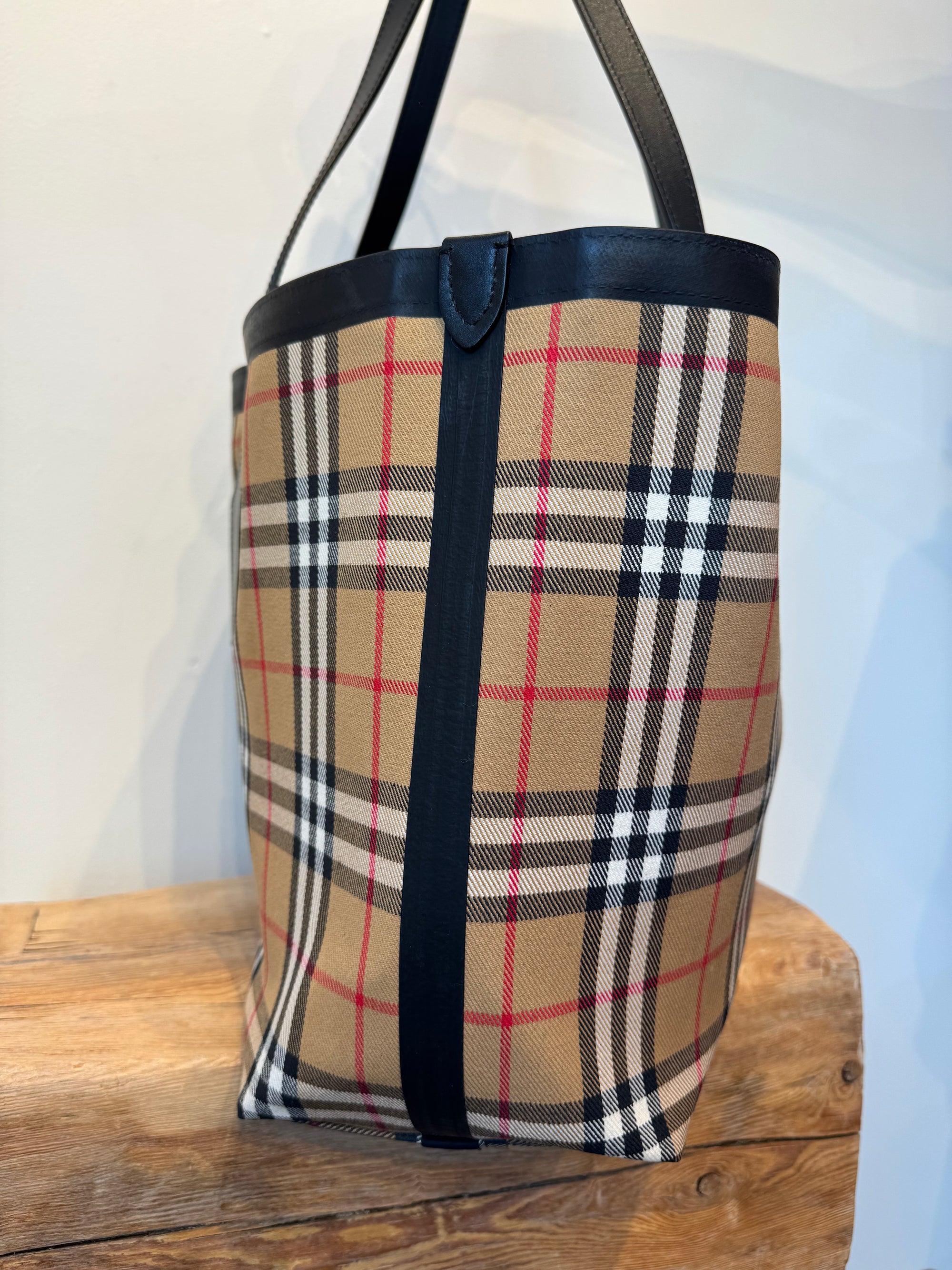 Burberry Medium "Giant Reversible Tote" Bag