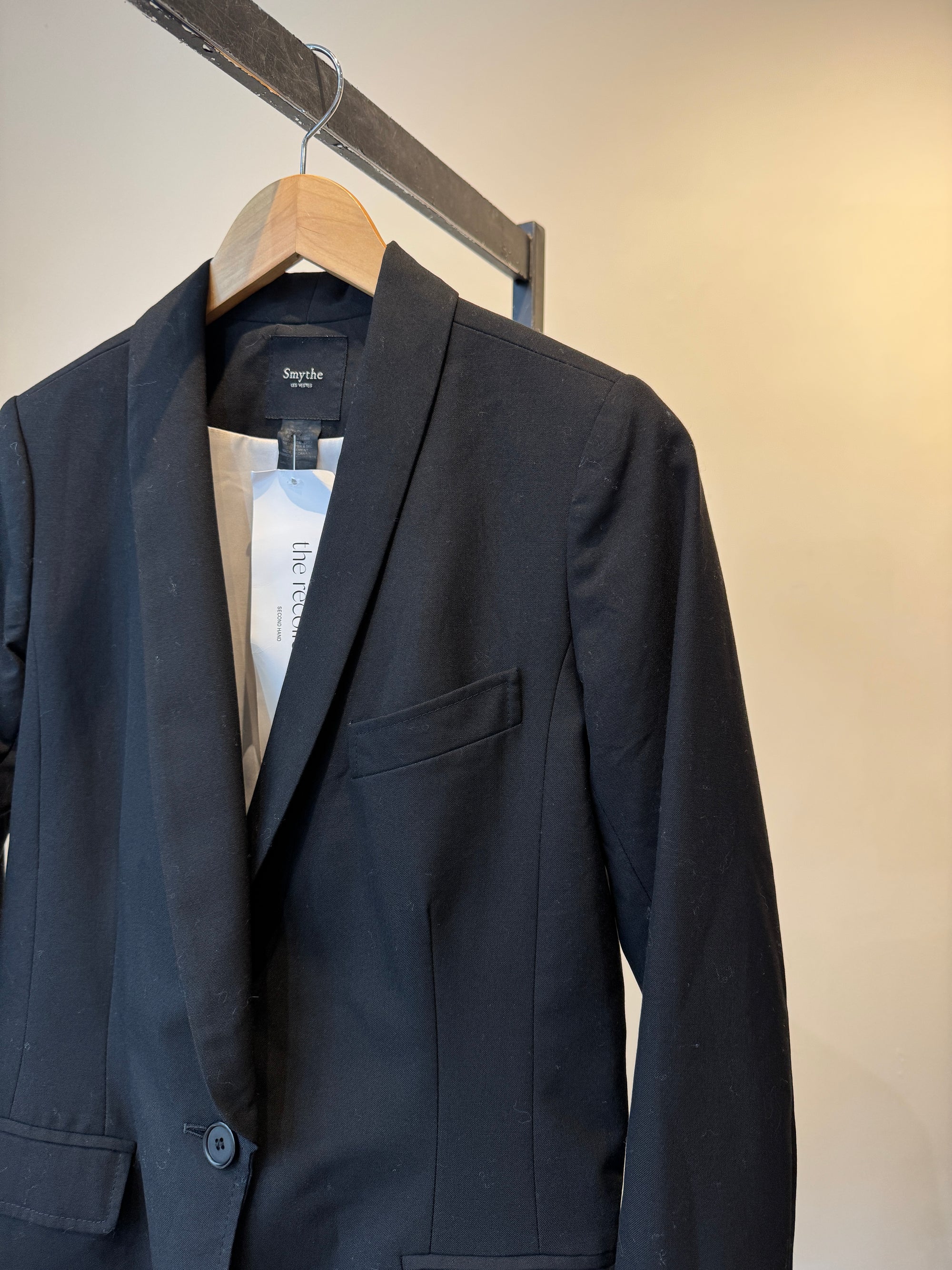 Smythe single breasted blazer, Black, 8