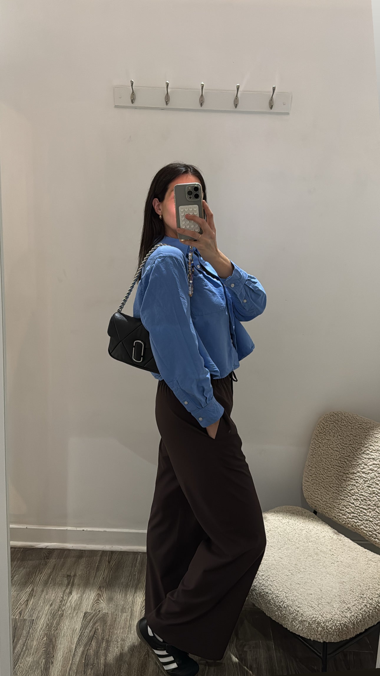 Marc Jacobs The Puffy Quilted J Shoulder Bag, Black