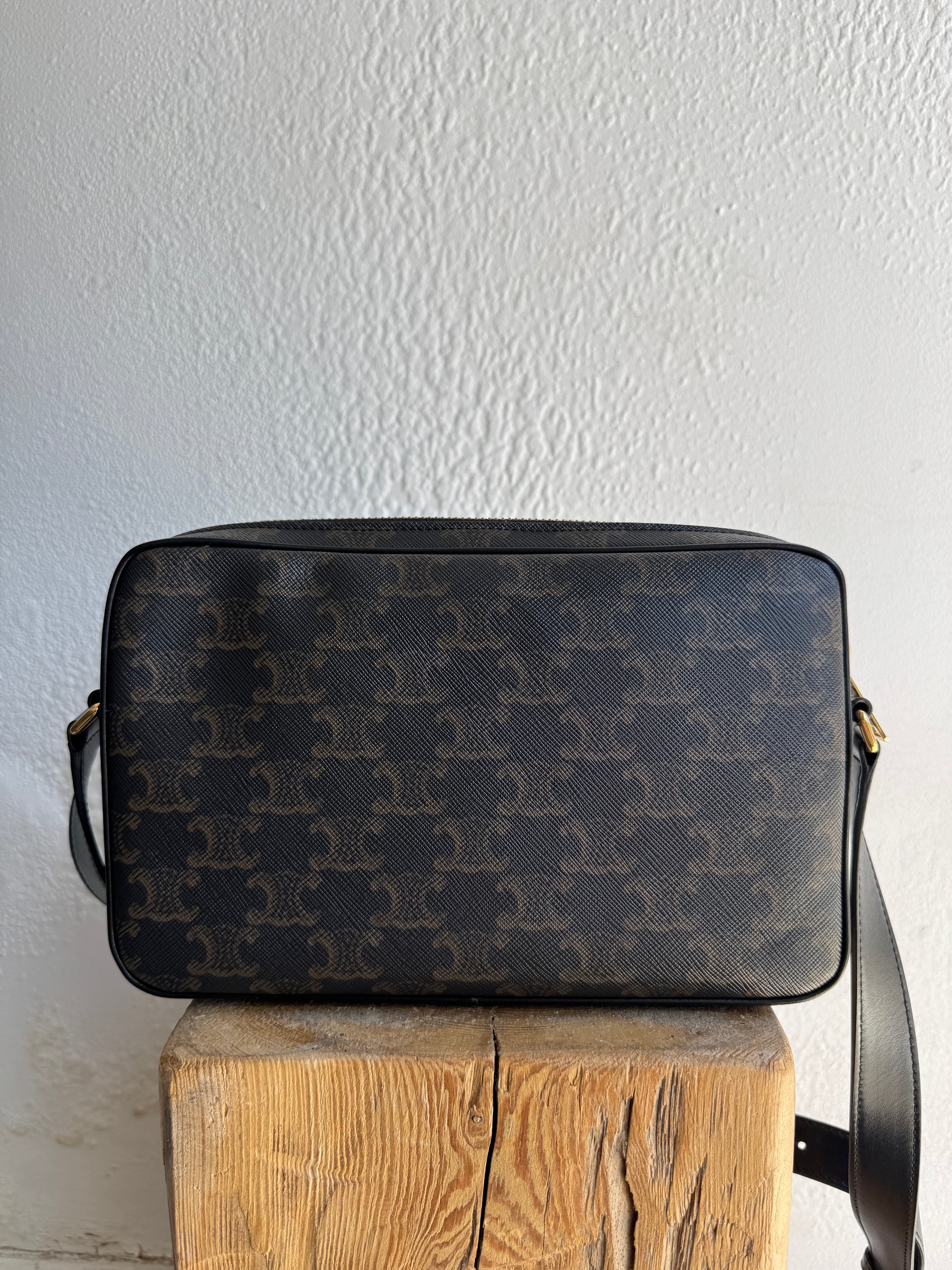 Celine Medium Messenger Bag, Black, Medium