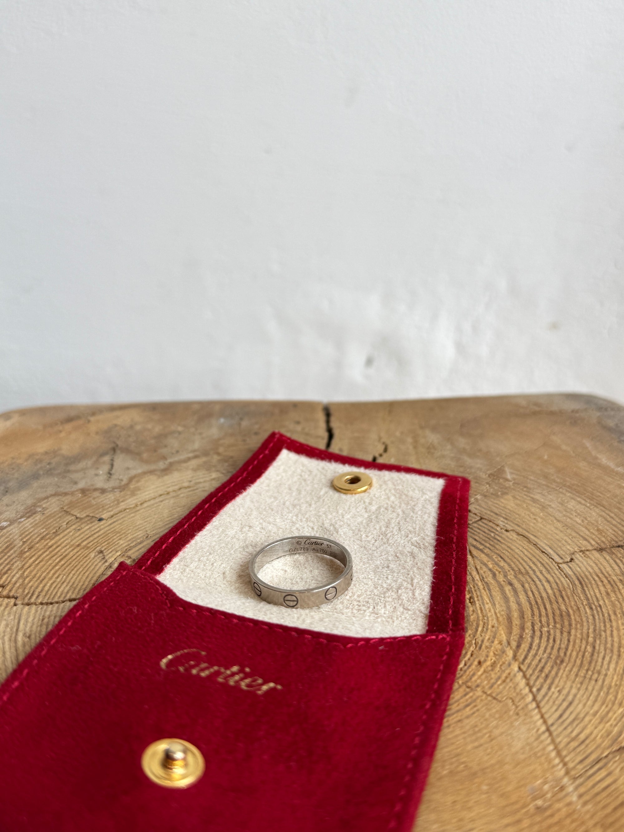Cartier Small Love Ring White Gold, 7