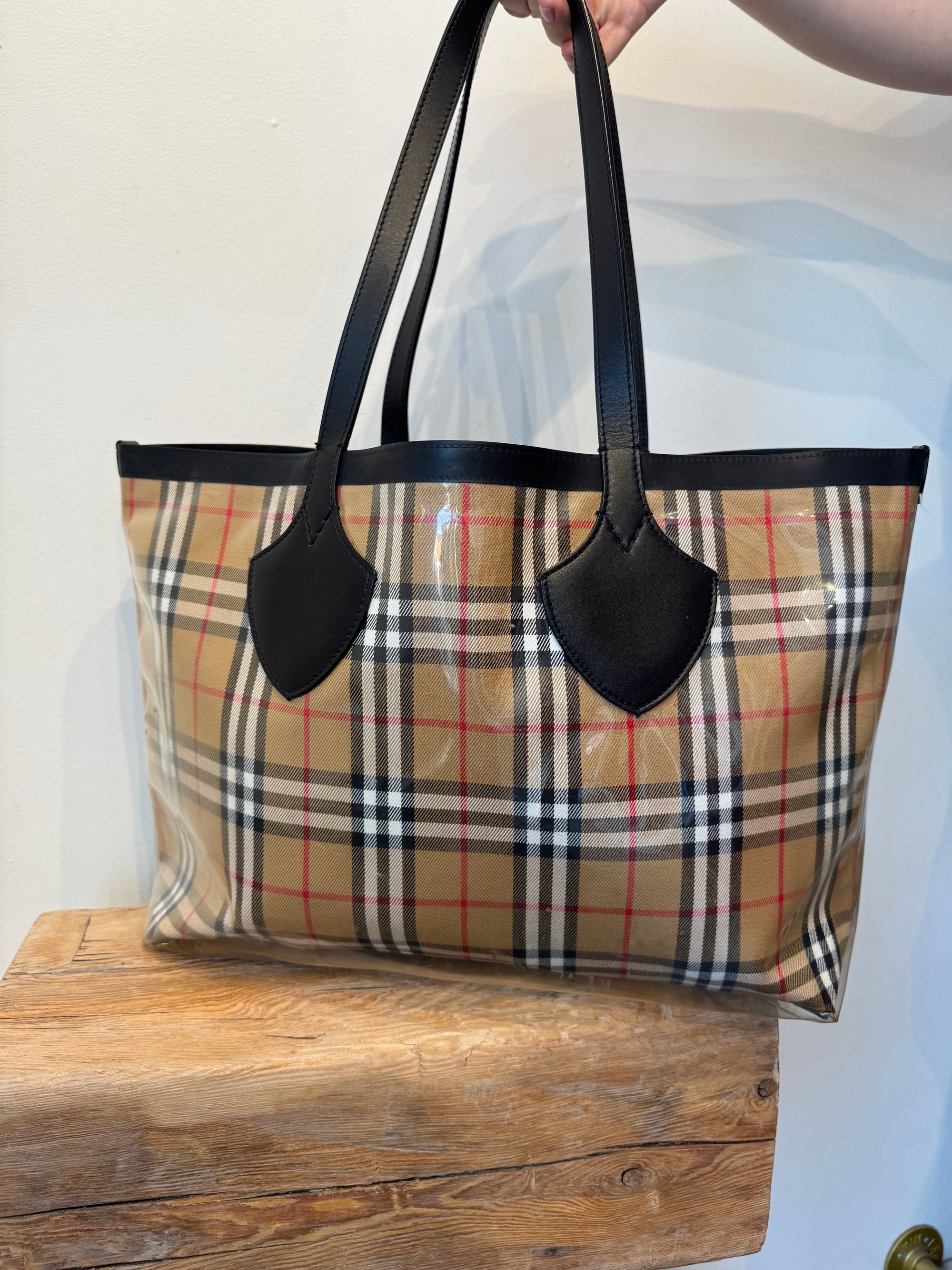 Burberry Medium "Giant Reversible Tote" Bag