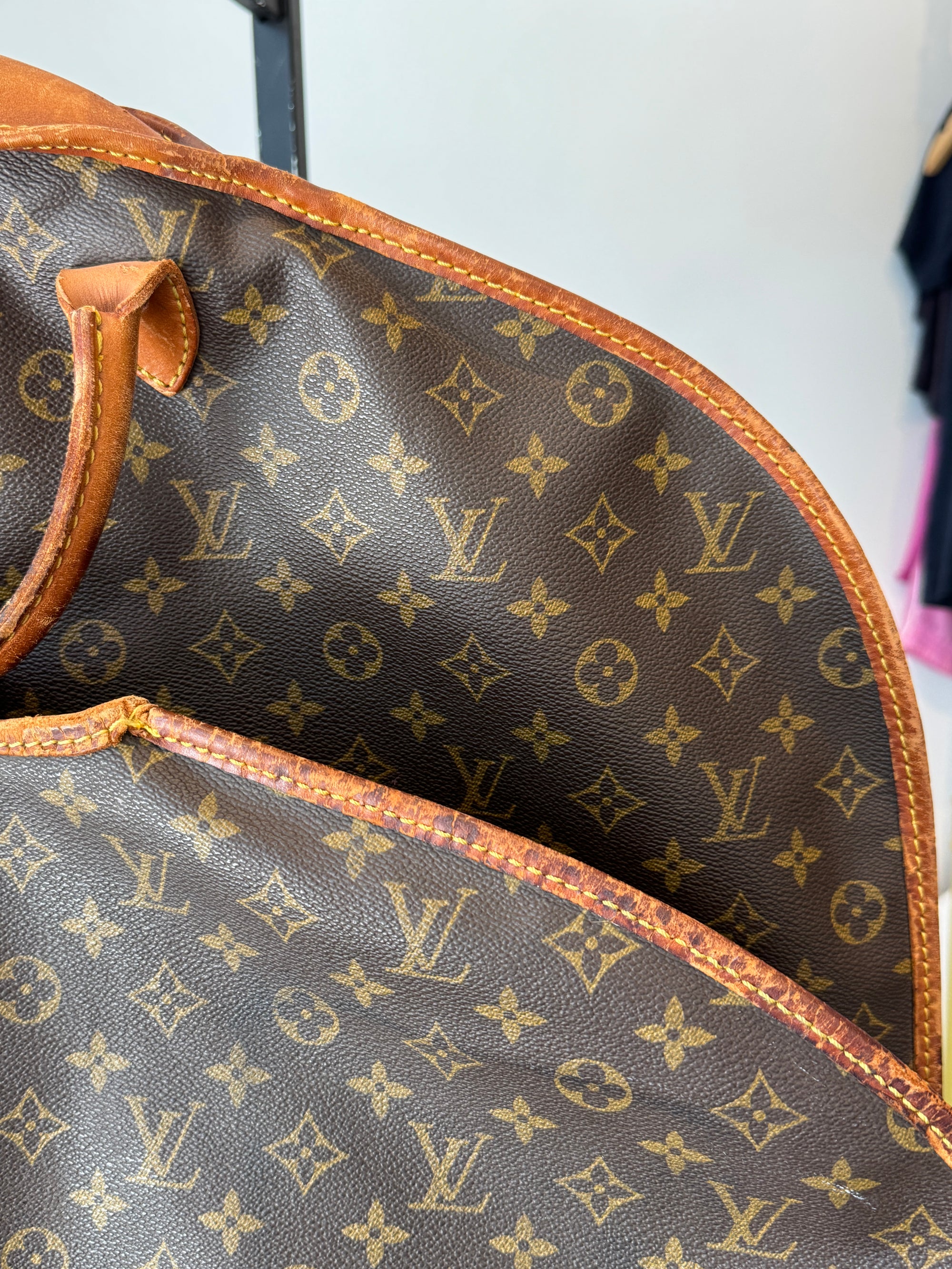 Louis Vuitton Monogram Vintage Garment Bag circa 1980’s