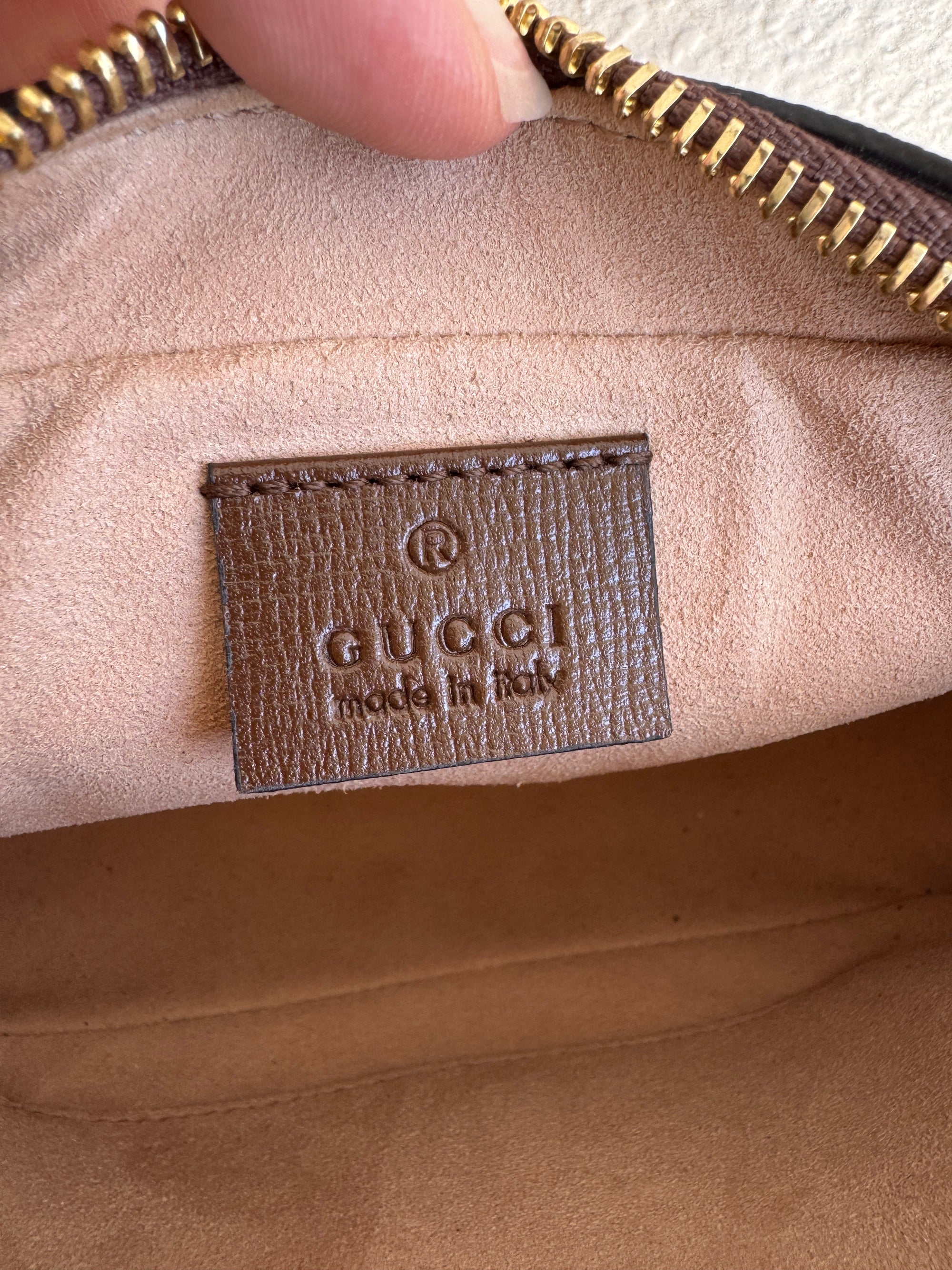 Gucci GG Mini Messenger Crossbody Bag, Brown