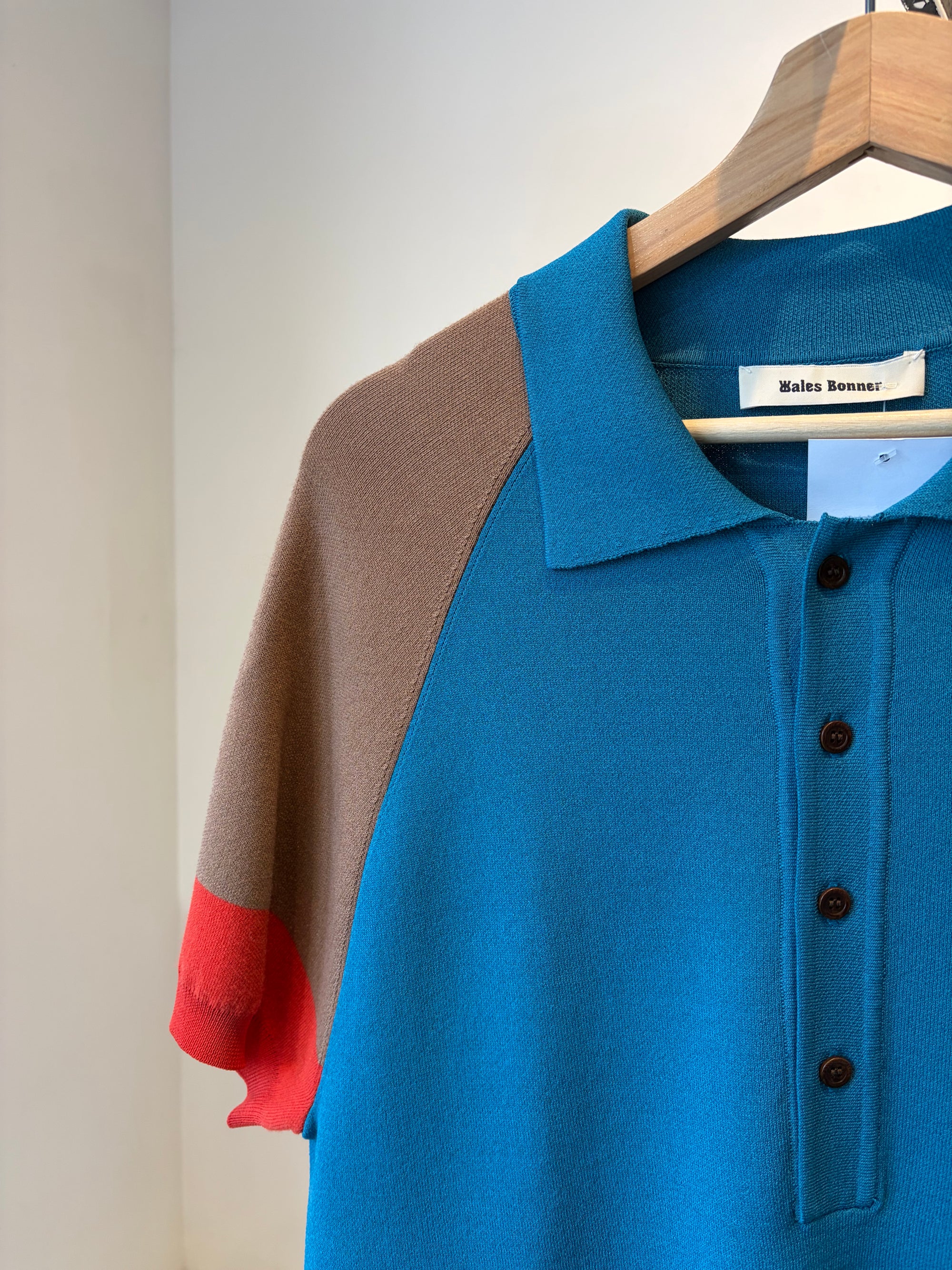 Wales Bonner Saint Polo, Blue, Medium