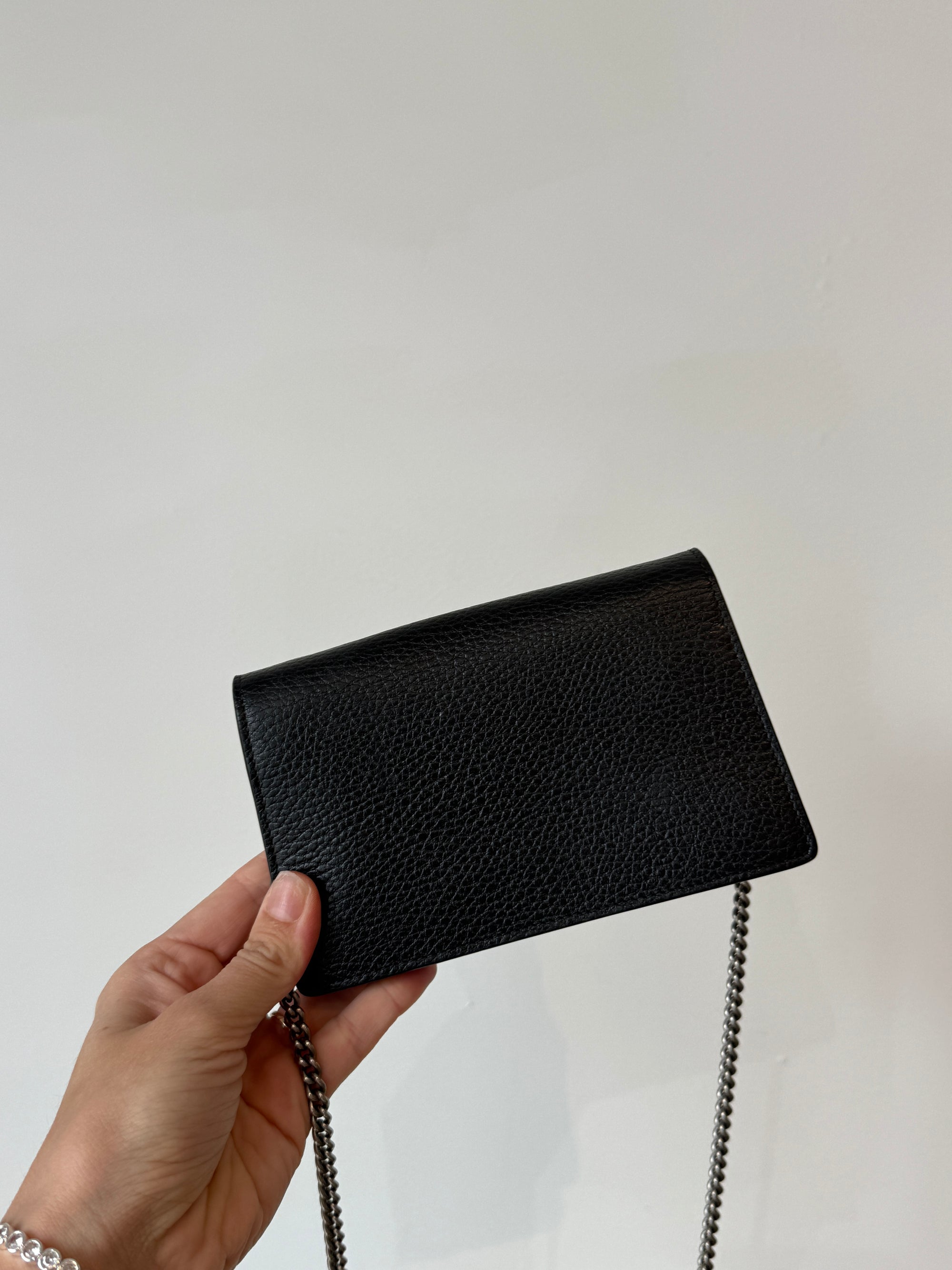 Gucci Dionysus Mini Handbag on Chain, Black