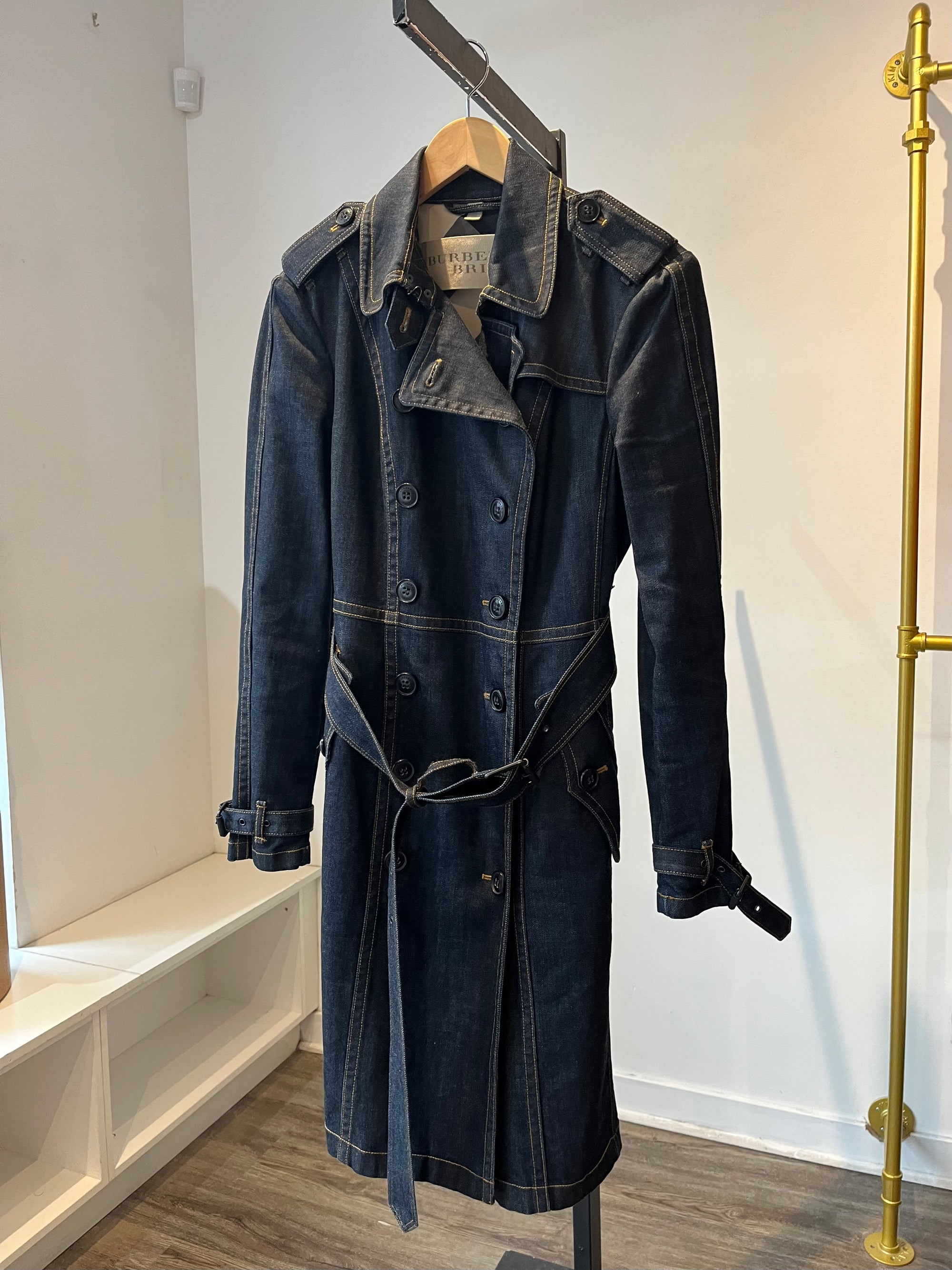 Burberry Brit denim trench coat, 10