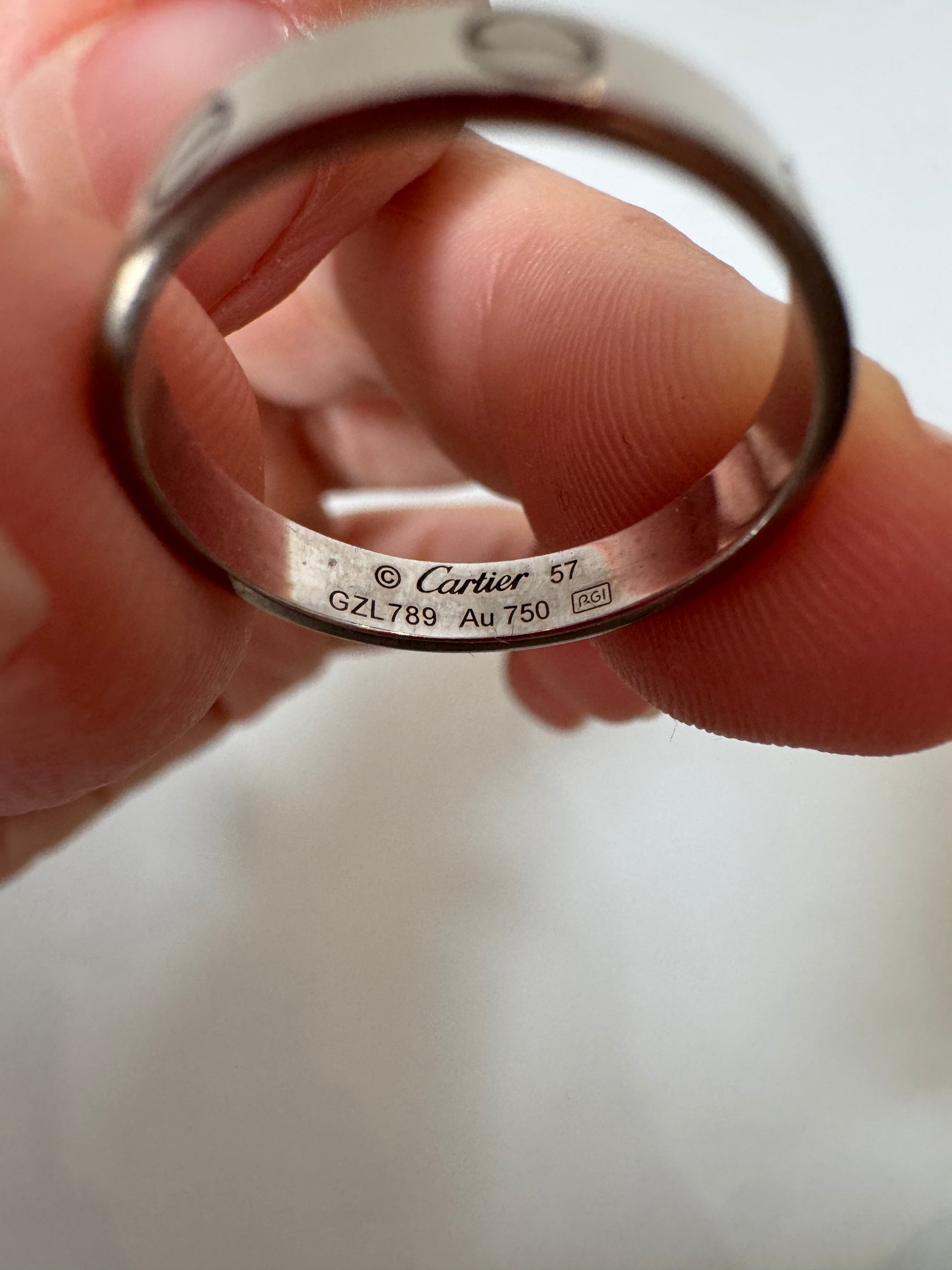Cartier Small Love Ring White Gold, 57mm