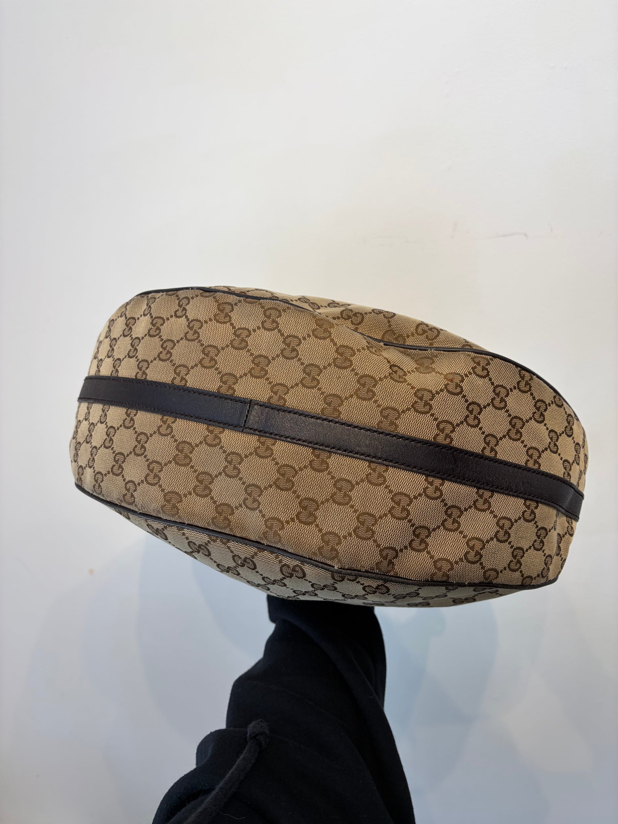 Gucci Large Twins Hobo Bag, Brown, Large