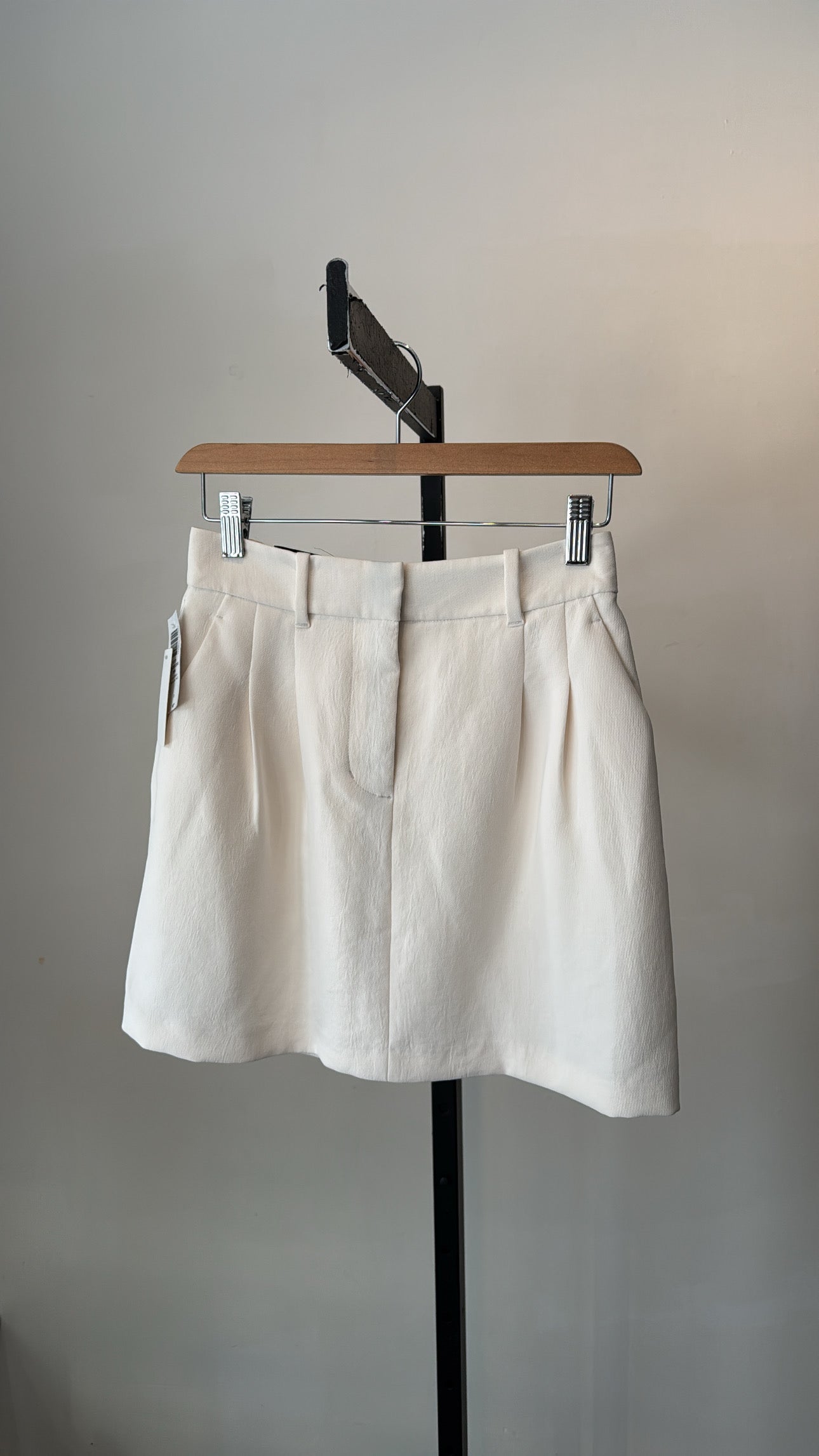 Wilfred Effortless Mini Skirt, Light Birch, 0