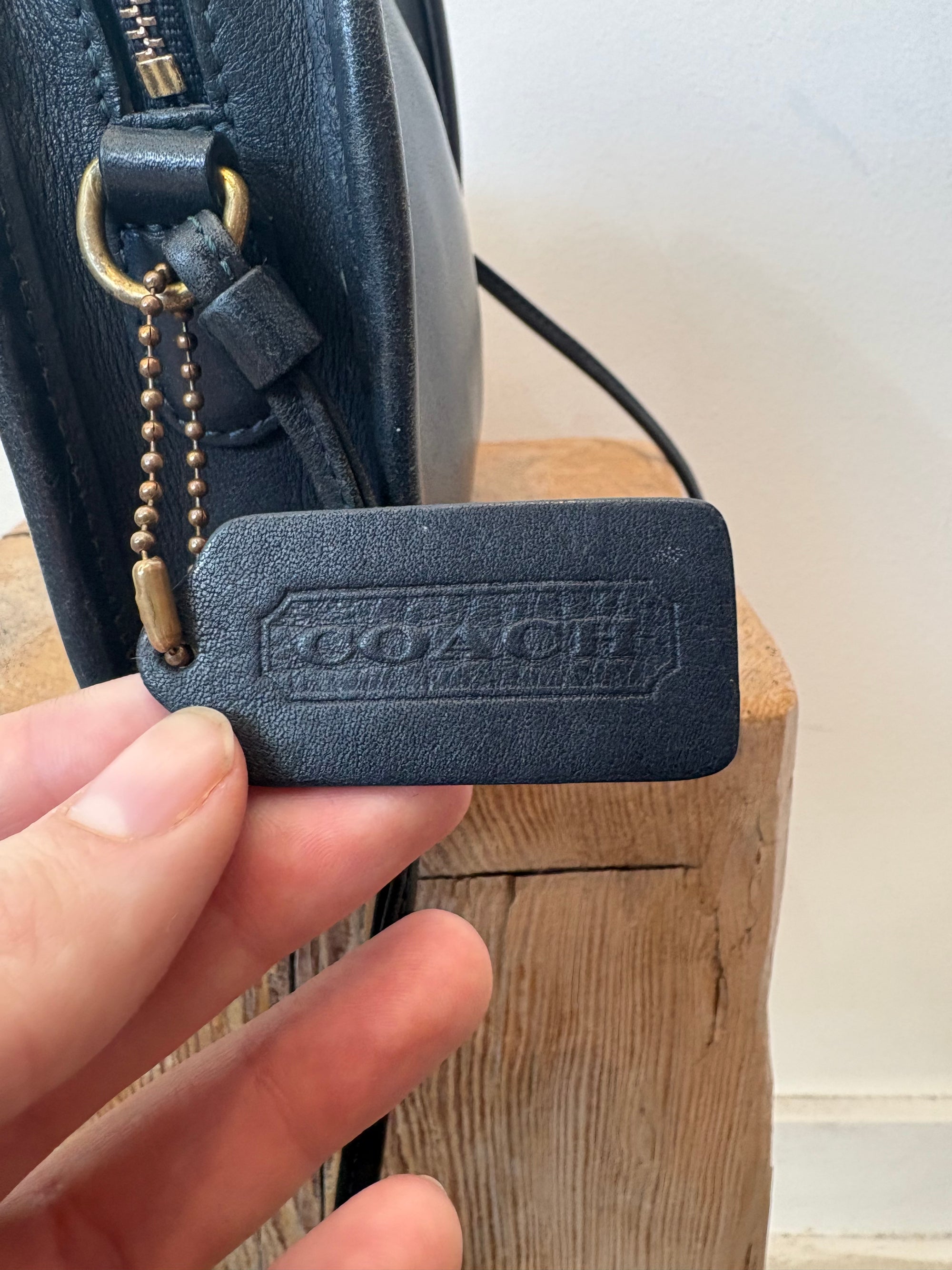 Coach, Vintage Abbie crossbody zip Bag, Black