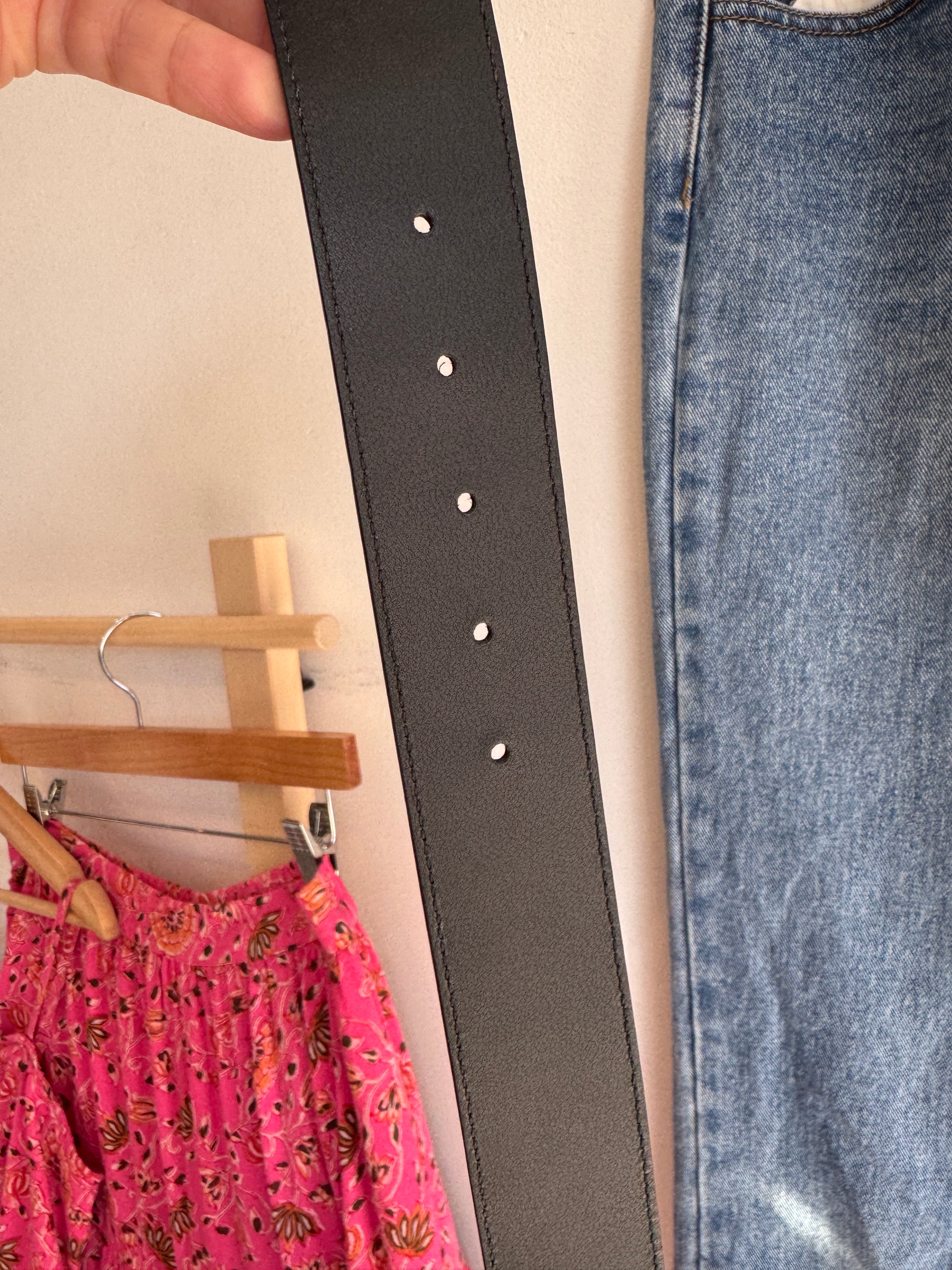 Gucci GG Wide Belt Black/Gold, 85/34