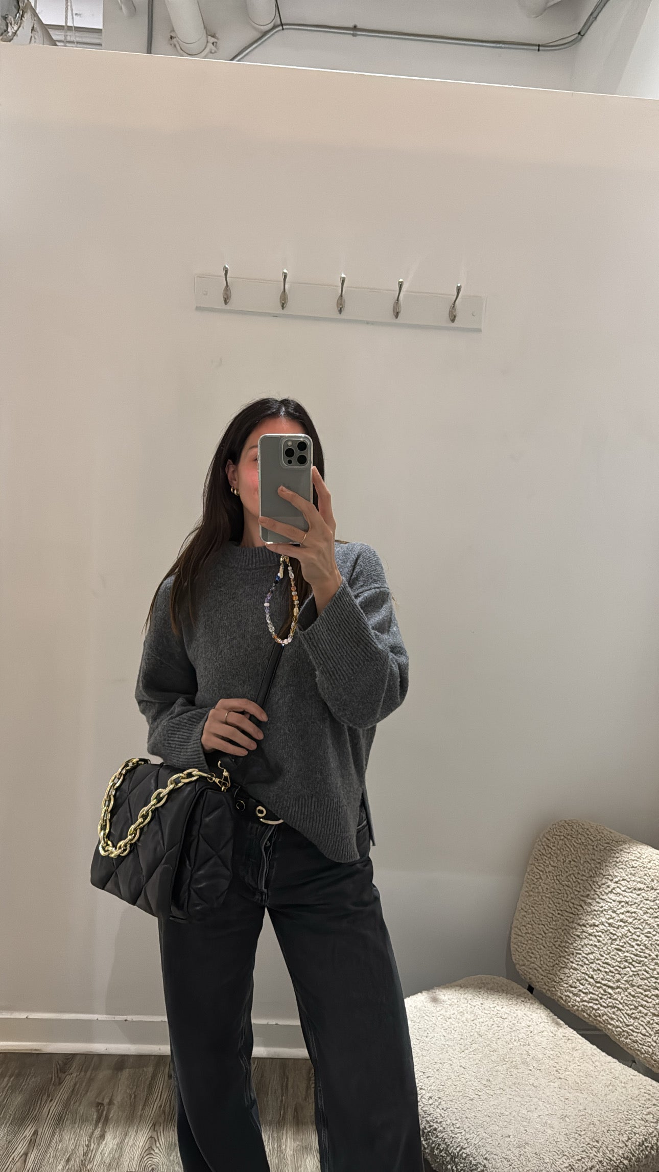 Stand Studio Brynnie Quilted Lamb Leather Handbags Black